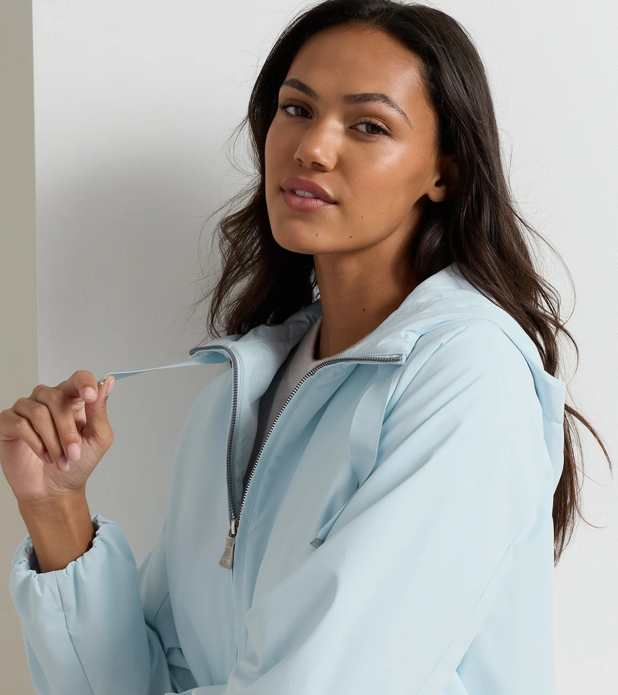 Robinson Air Hooded Jacket in BLUE BRISK - Alternate Image 5