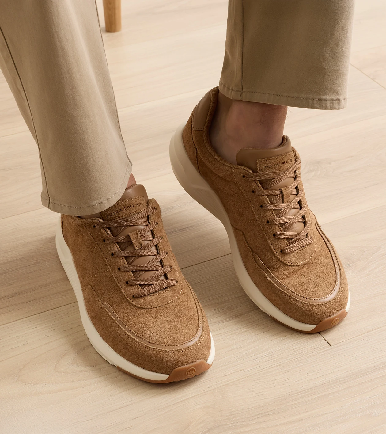 Journeyman Suede Sneaker in DARK JUTE - Alternate Image 1