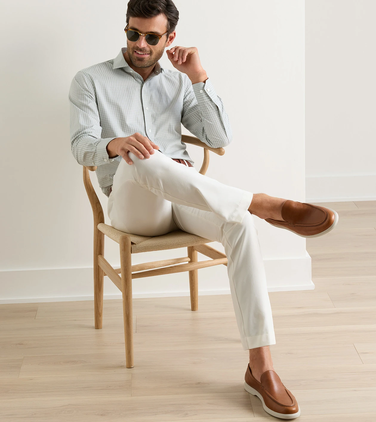 Excursionist Leather Venetian Loafer in Cognac - Alternate Image 2