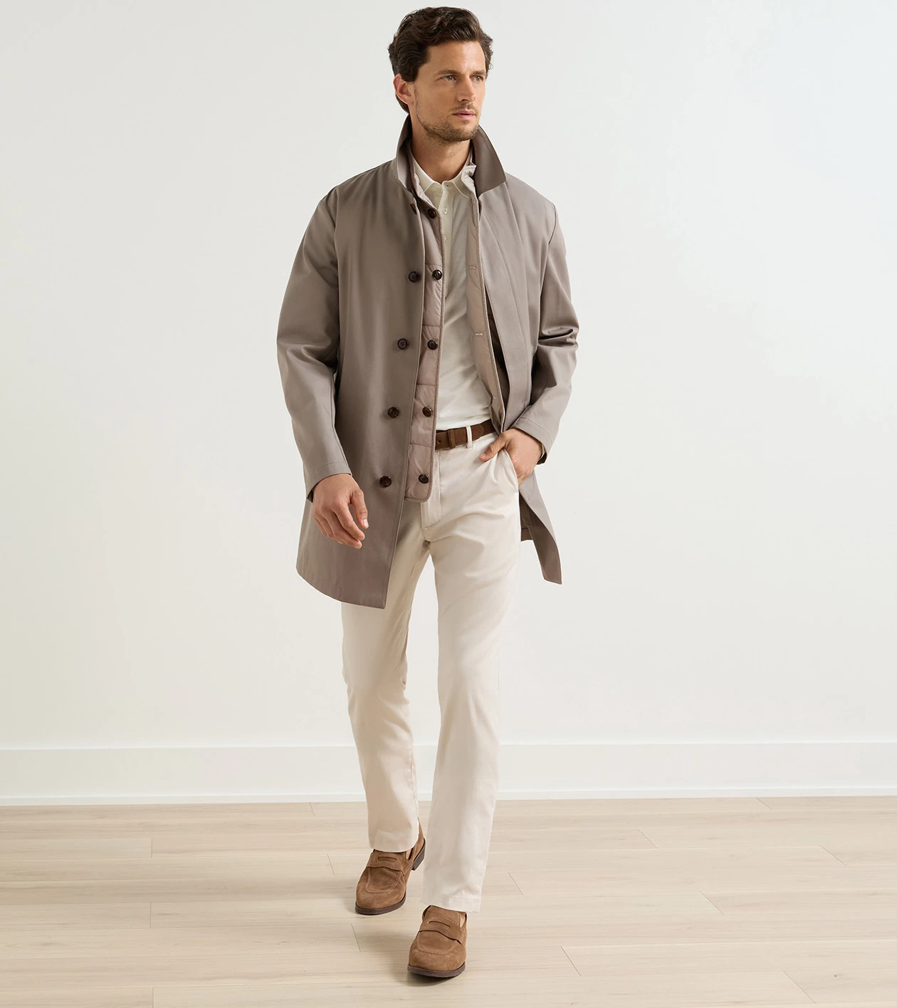 Bond 3-In-1 Trench Coat | Men's Jackets & Coats | Peter Millar