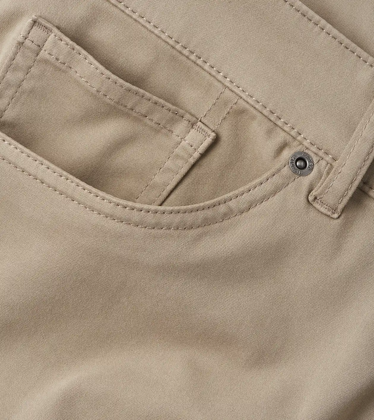 Signature Sateen Five-Pocket Pant in Grain - Alternate Image 4