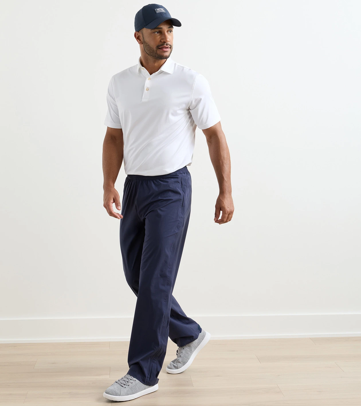 Shield Pull-On Rain Pant in Navy - Alternate Image 1