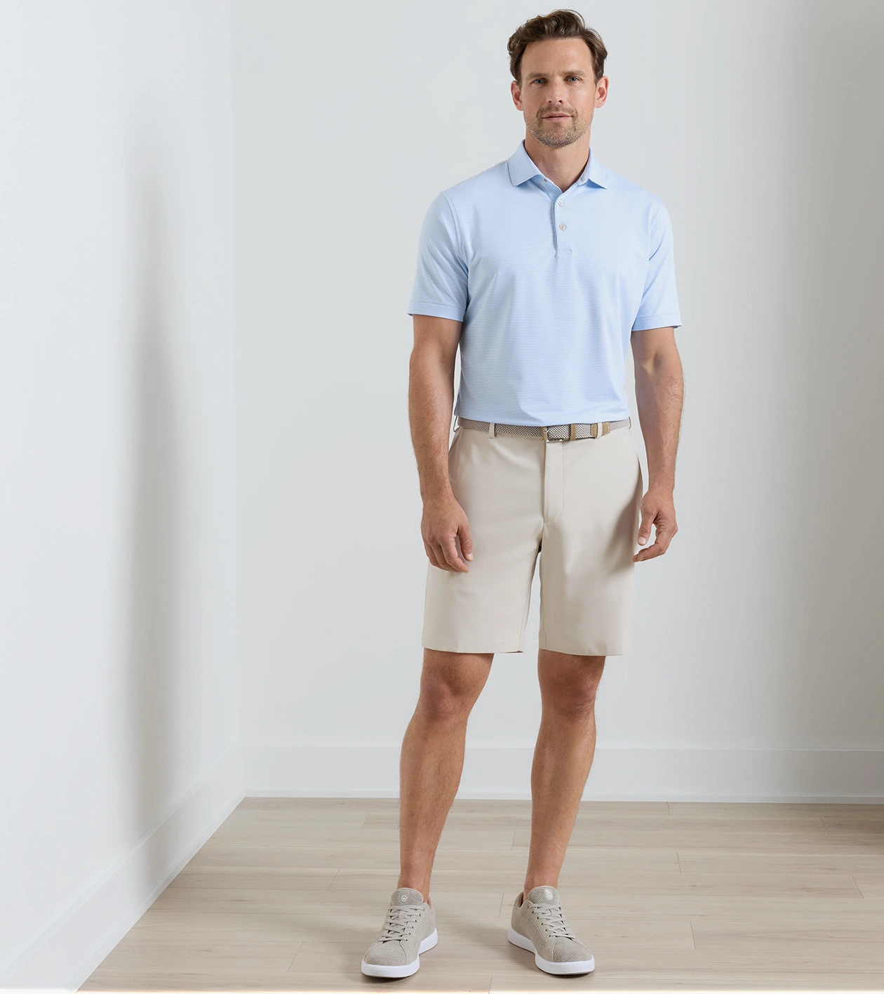 Salem Performance Short in Stone - Alternate Image 1