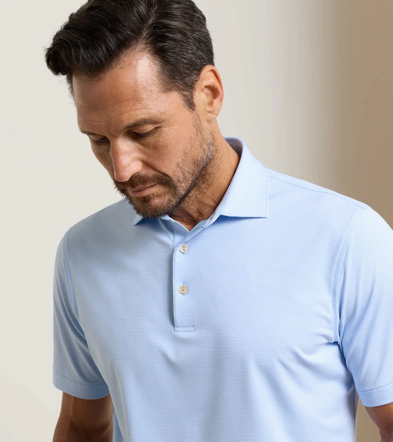 Jubilee Performance Jersey Polo in Cottage Blue - Alternate Image 4