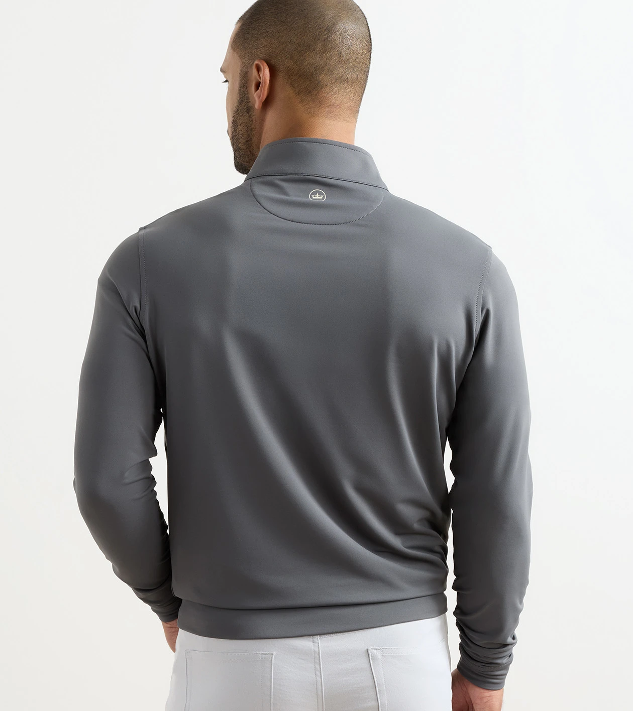 Perth Performance Quarter-Zip in Iron - Alternate Image 2