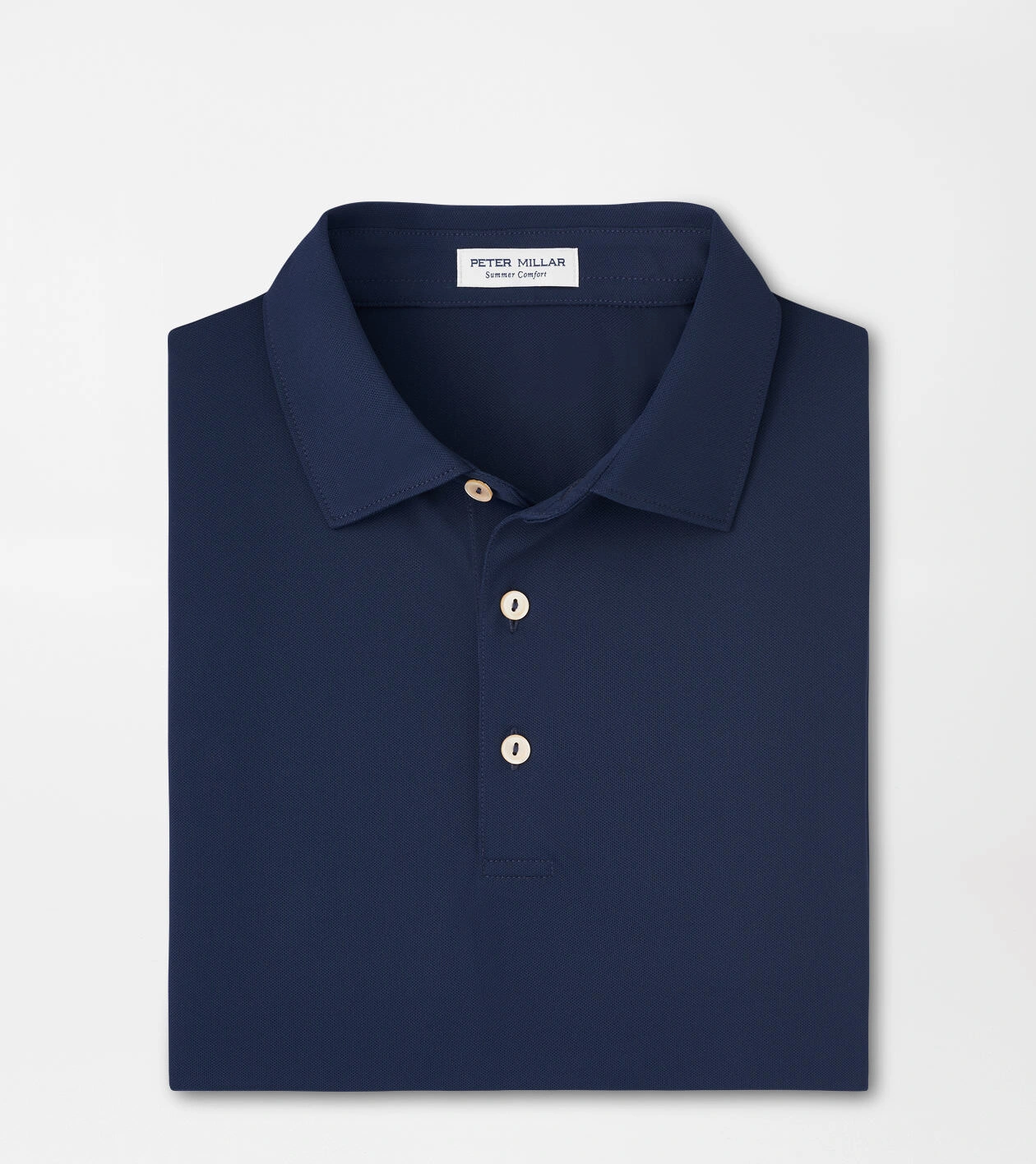 PETER MILLAR ポロシャツ L ブルー Solid Performance Mesh Polo | Men's Polos | Peter Millar