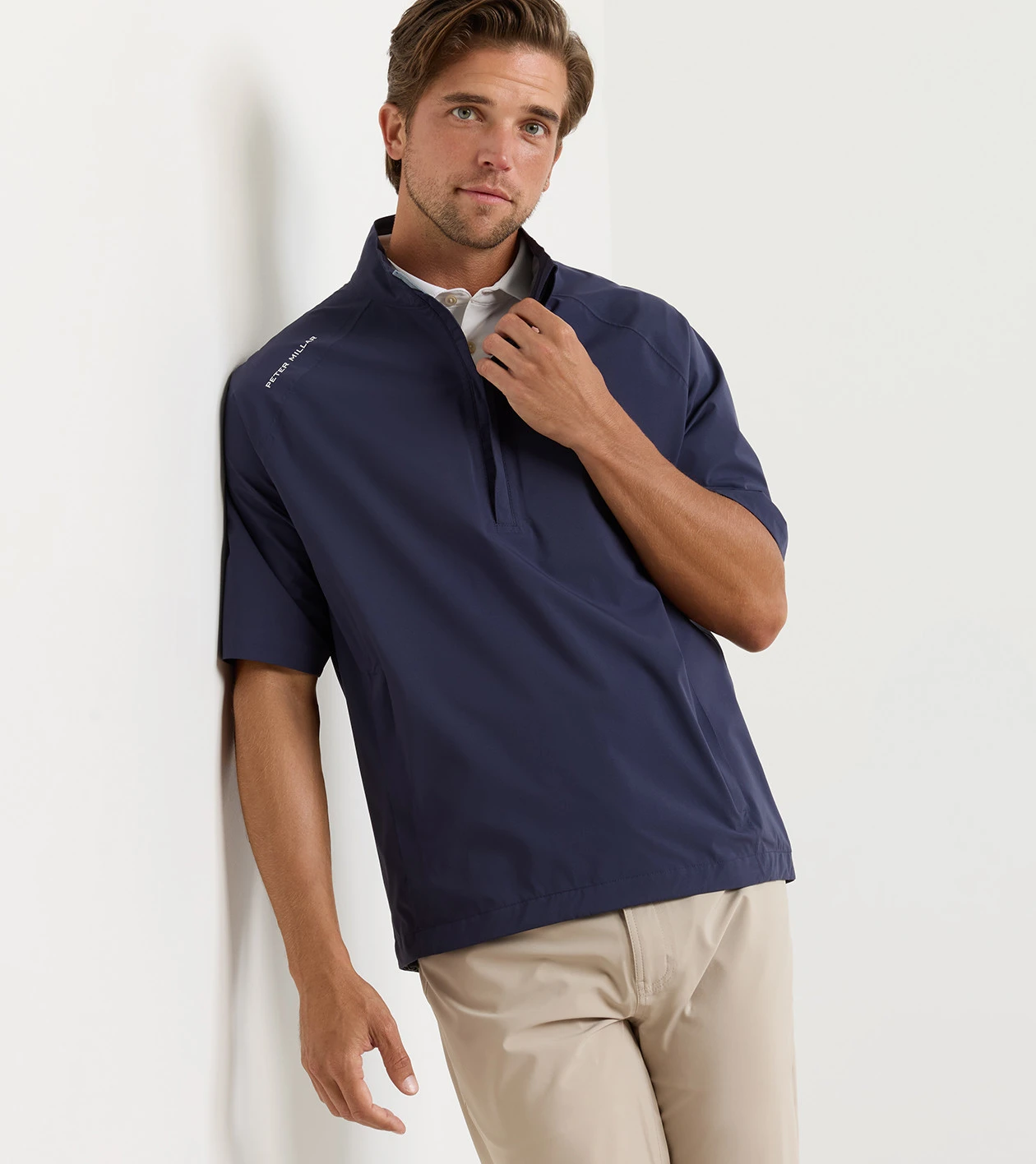 Shield Short-Sleeve Rain Shell | Men's Jackets & Coats | Peter Millar
