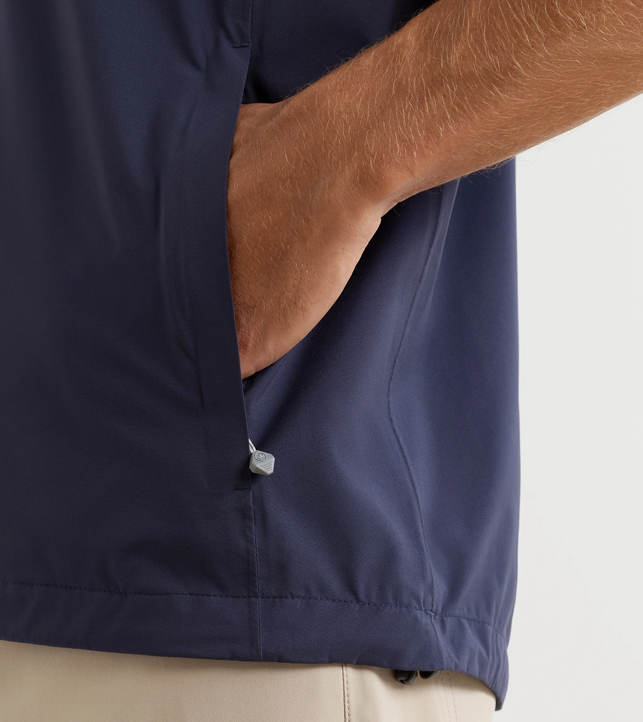 Shield Short-Sleeve Rain Shell in Navy - Alternate Image 3