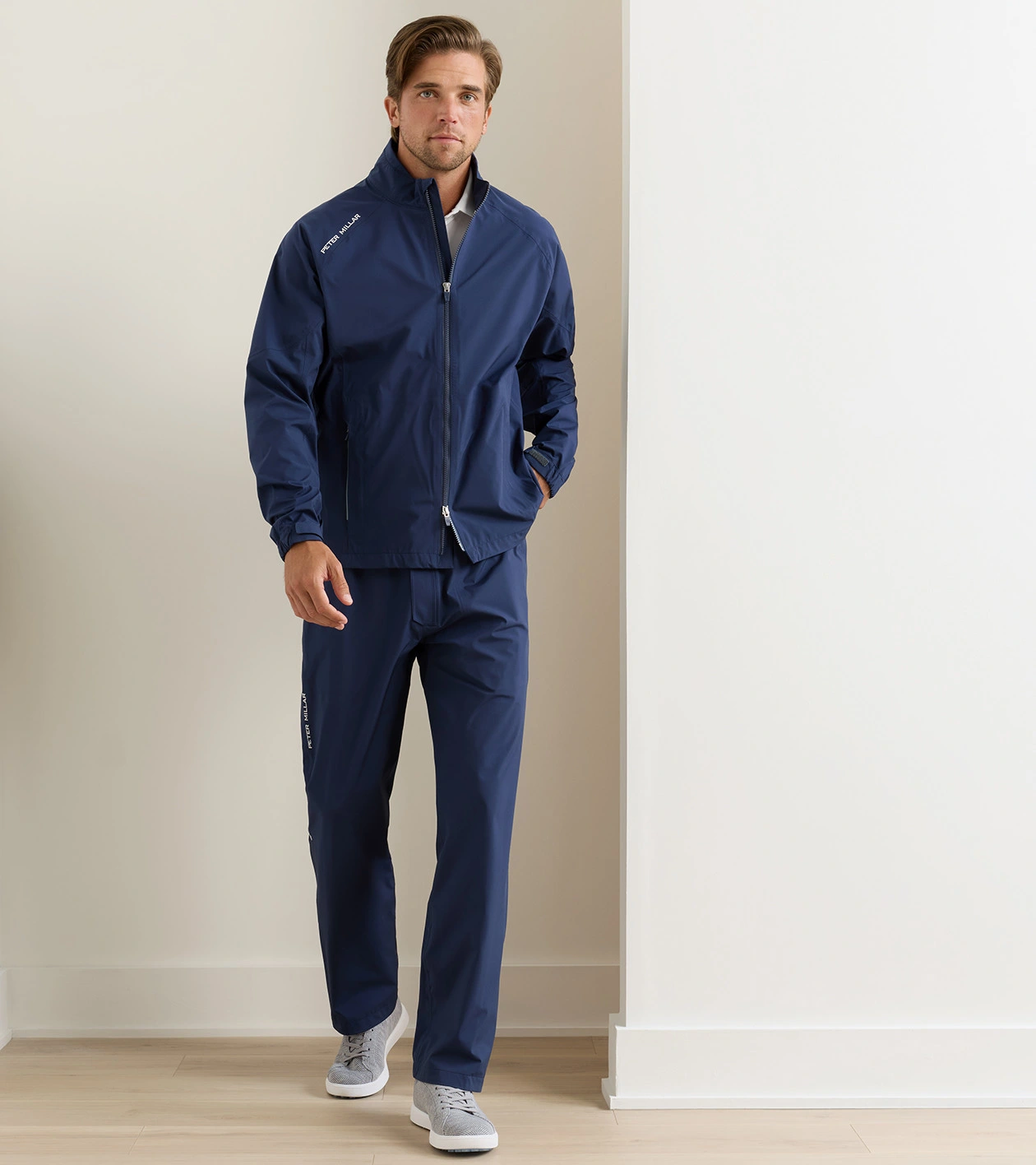 Rain Walker Jacket in Navy - Alternate Image 1