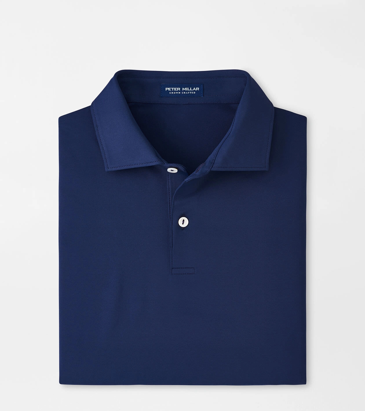 PETER MILLAR ポロシャツ L ブルー Solid Performance Jersey Polo | Men's Polos | Peter Millar
