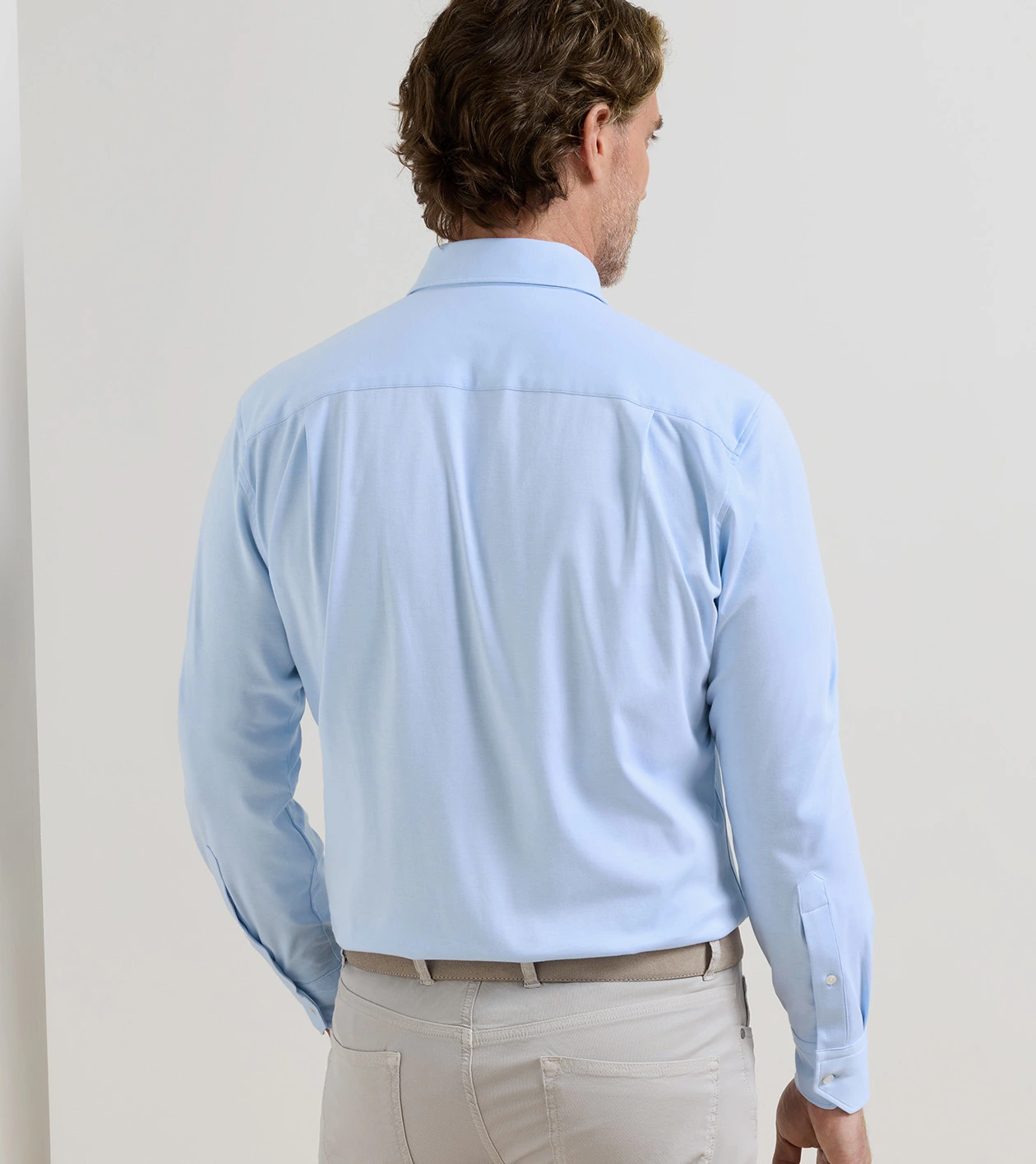 Excursionist Flex Solid Sport Shirt in Blue Frost - Alternate Image 2