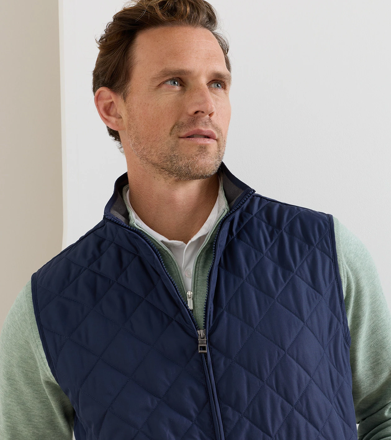 Essex Vest in Navy - Alternate Image 4