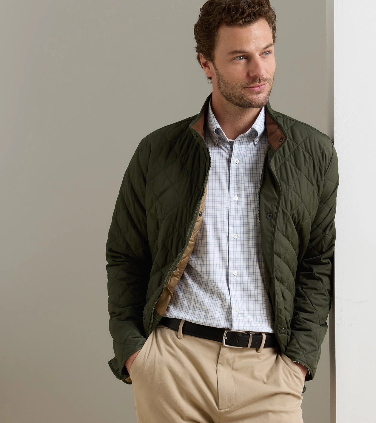 Suffolk Coat in Dark Olive - Alternate Image 1