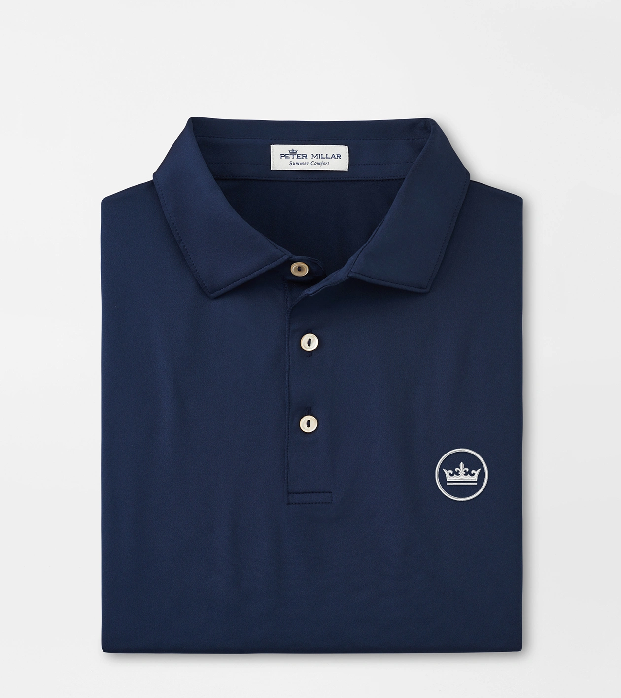 Crown Seal Solid Performance Jersey Polo | Men's Golf Polos