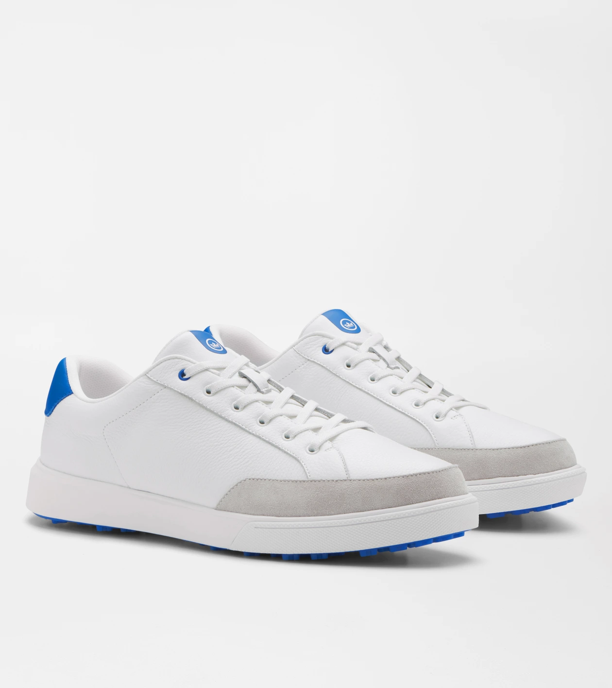Drift Leather Hybrid Course Shoe in WHITE/MAKO BLUE - Alternate Image 1