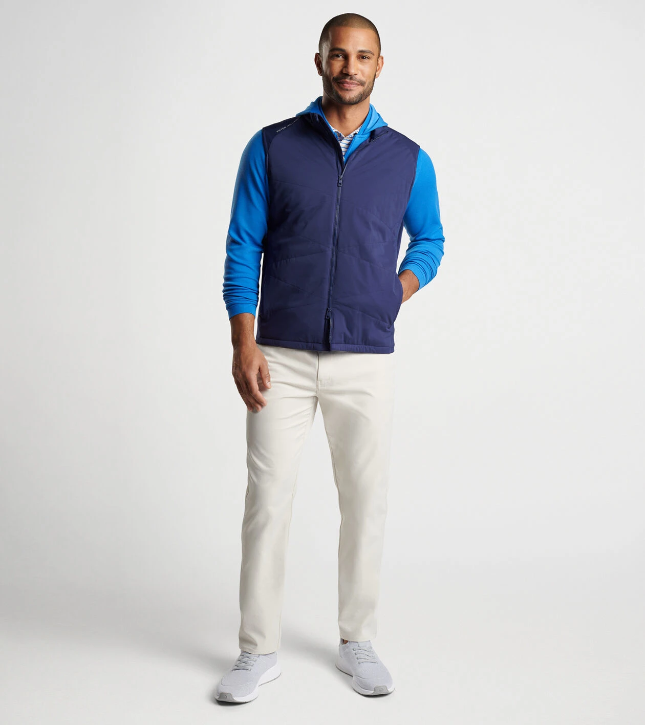 Fuse Hybrid Vest in Navy - Alternate Image 1