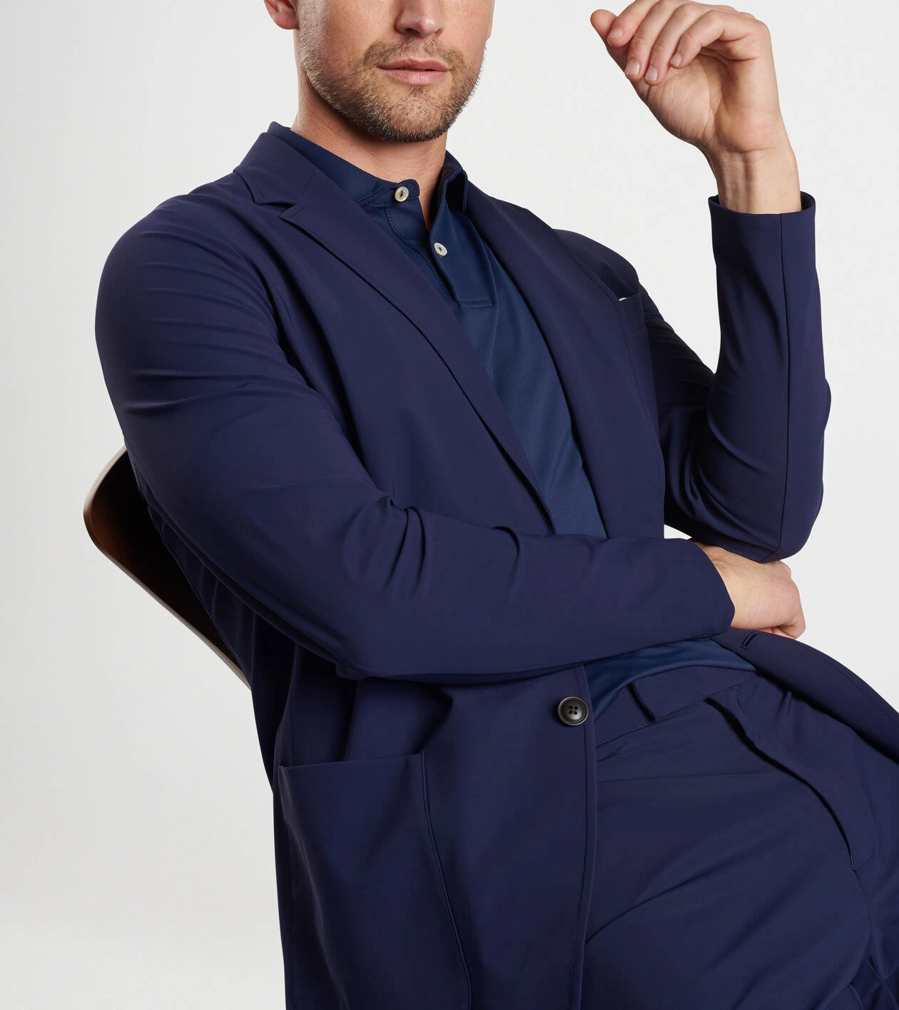 Bingham Performance Blazer in Navy - Alternate Image 2
