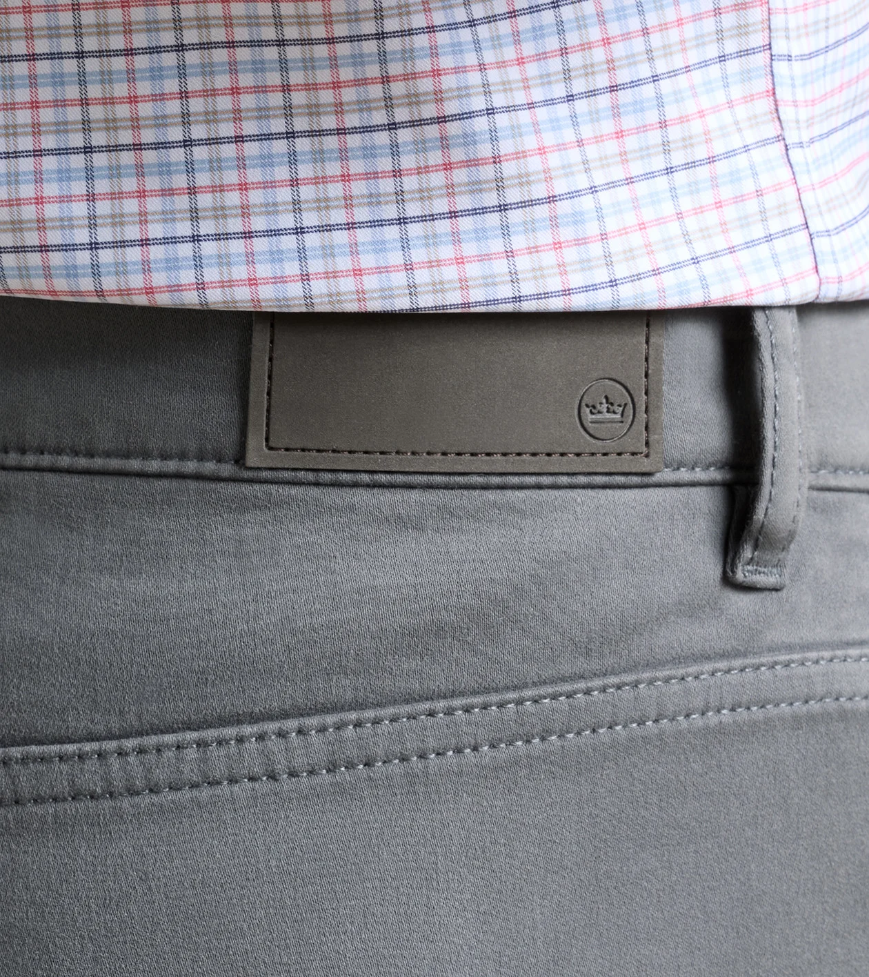 Signature Sateen Five-Pocket Pant in Iron - Alternate Image 3