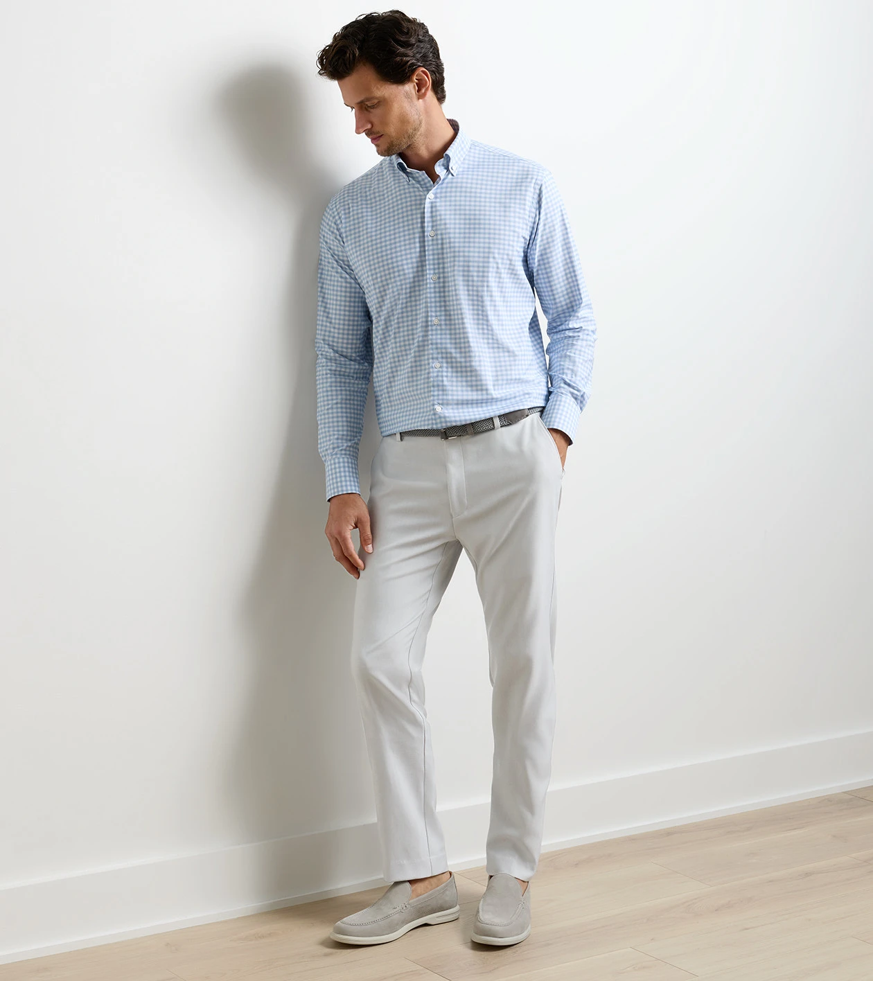 Charlotte Performance Trouser in British Grey - Alternate Image 1