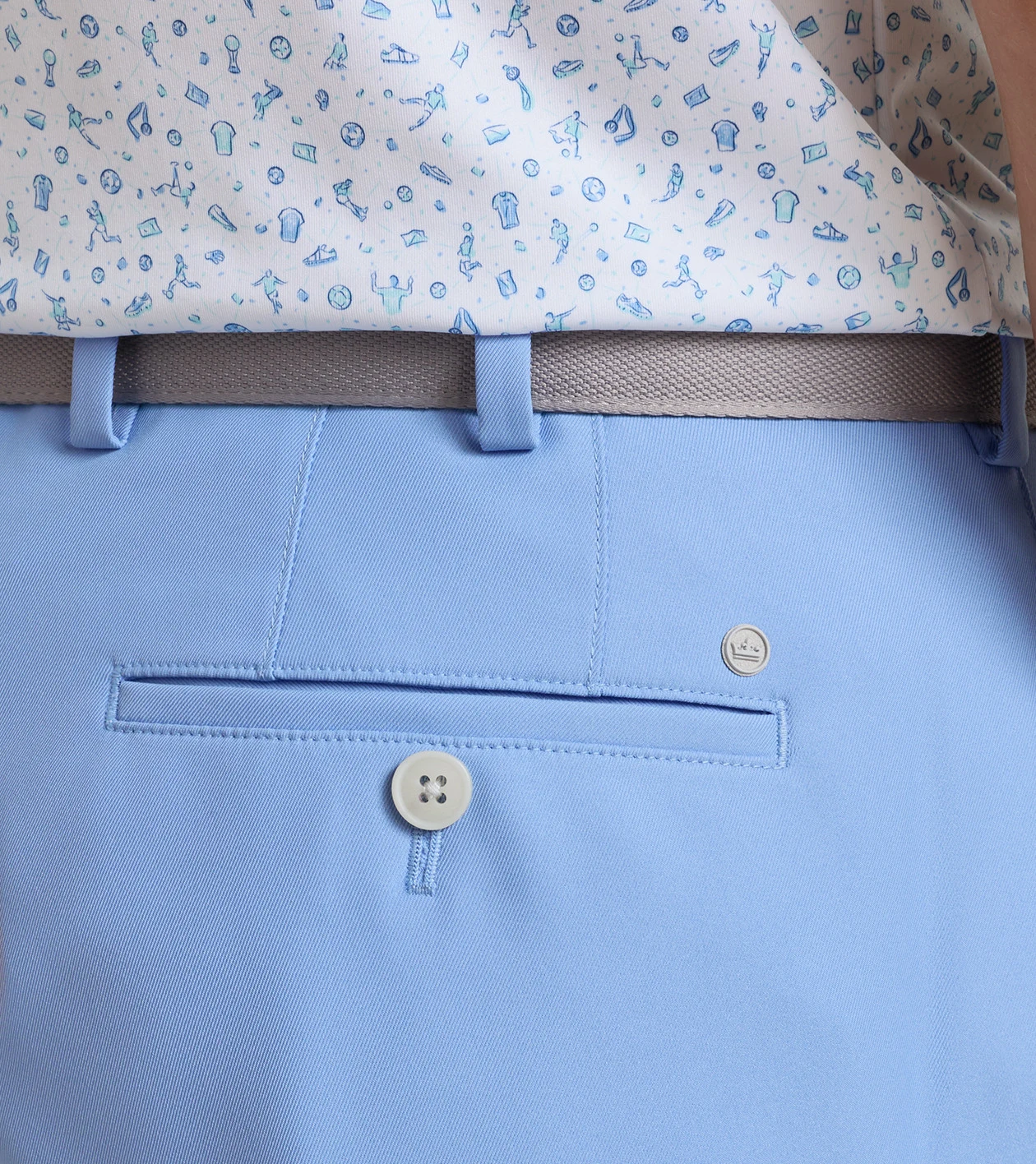 Salem Performance Short in BLUEBIRD - Alternate Image 3