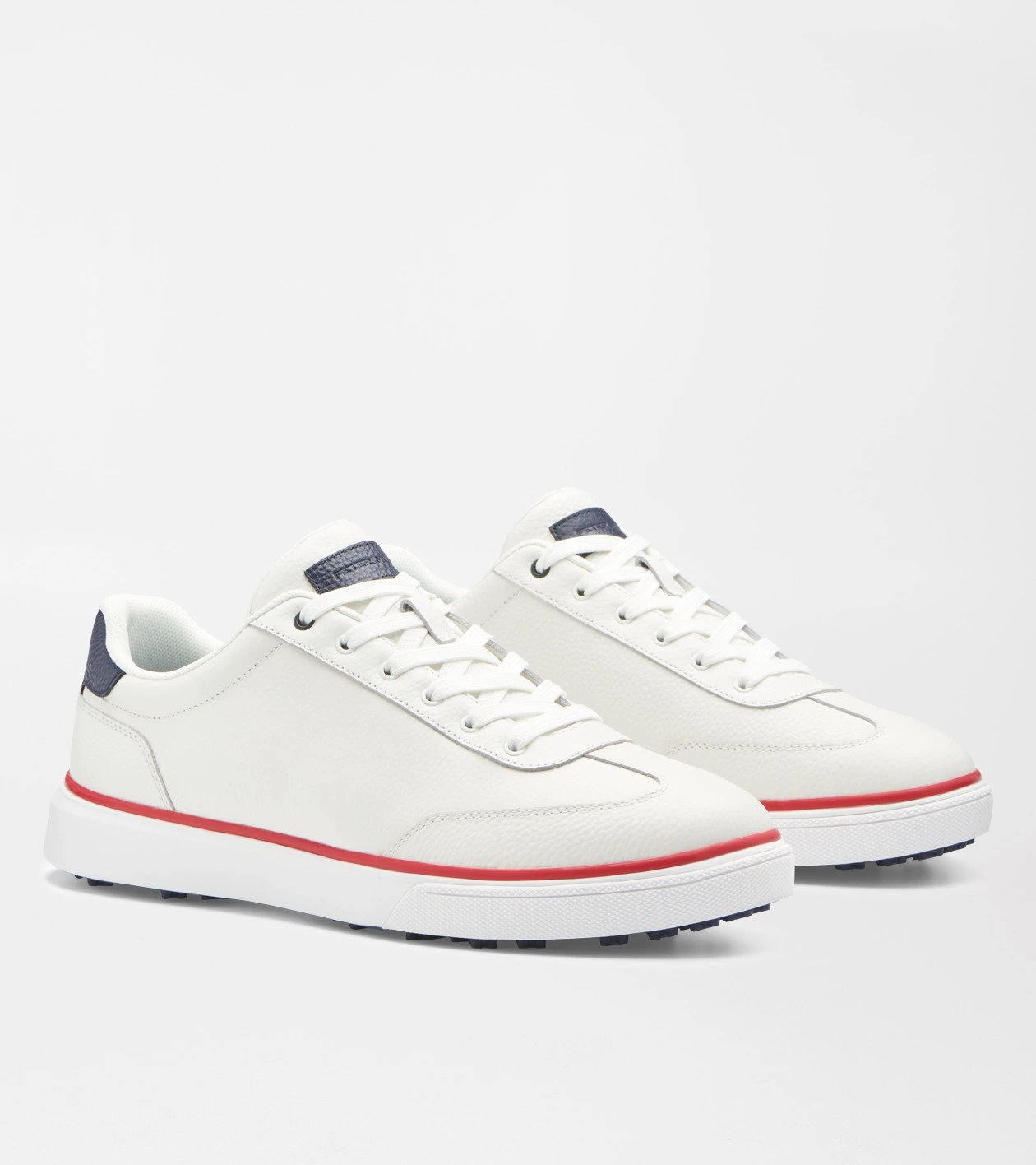 Drift Leather Hybrid Course Shoe in WHITE / RED - Alternate Image 3