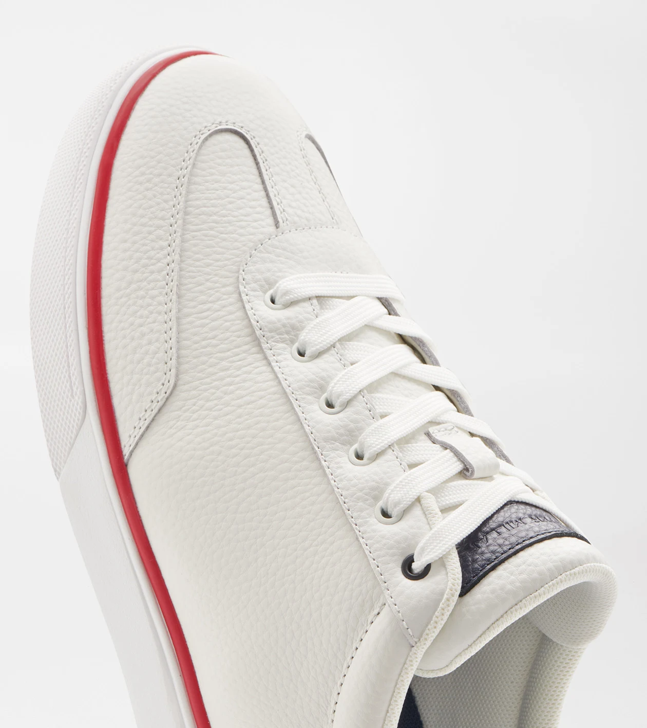 Drift Leather Hybrid Course Shoe in WHITE / RED - Alternate Image 5