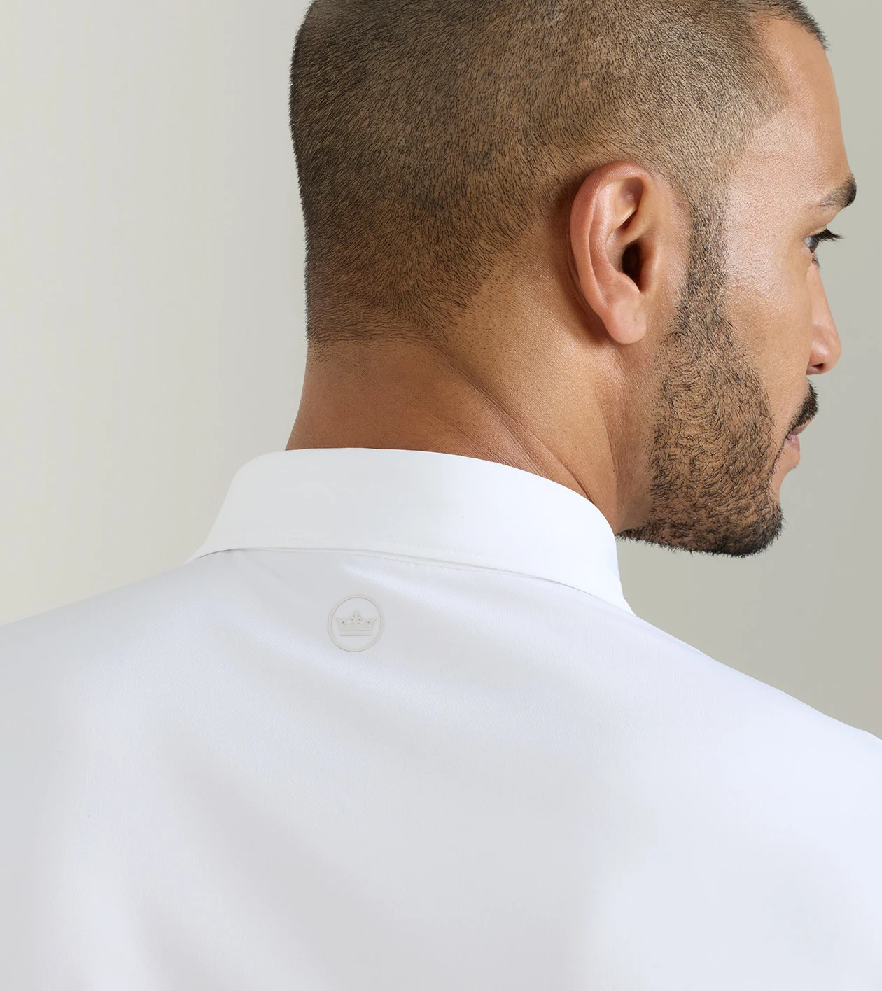 Solid Performance Jersey Polo in White - Alternate Image 3