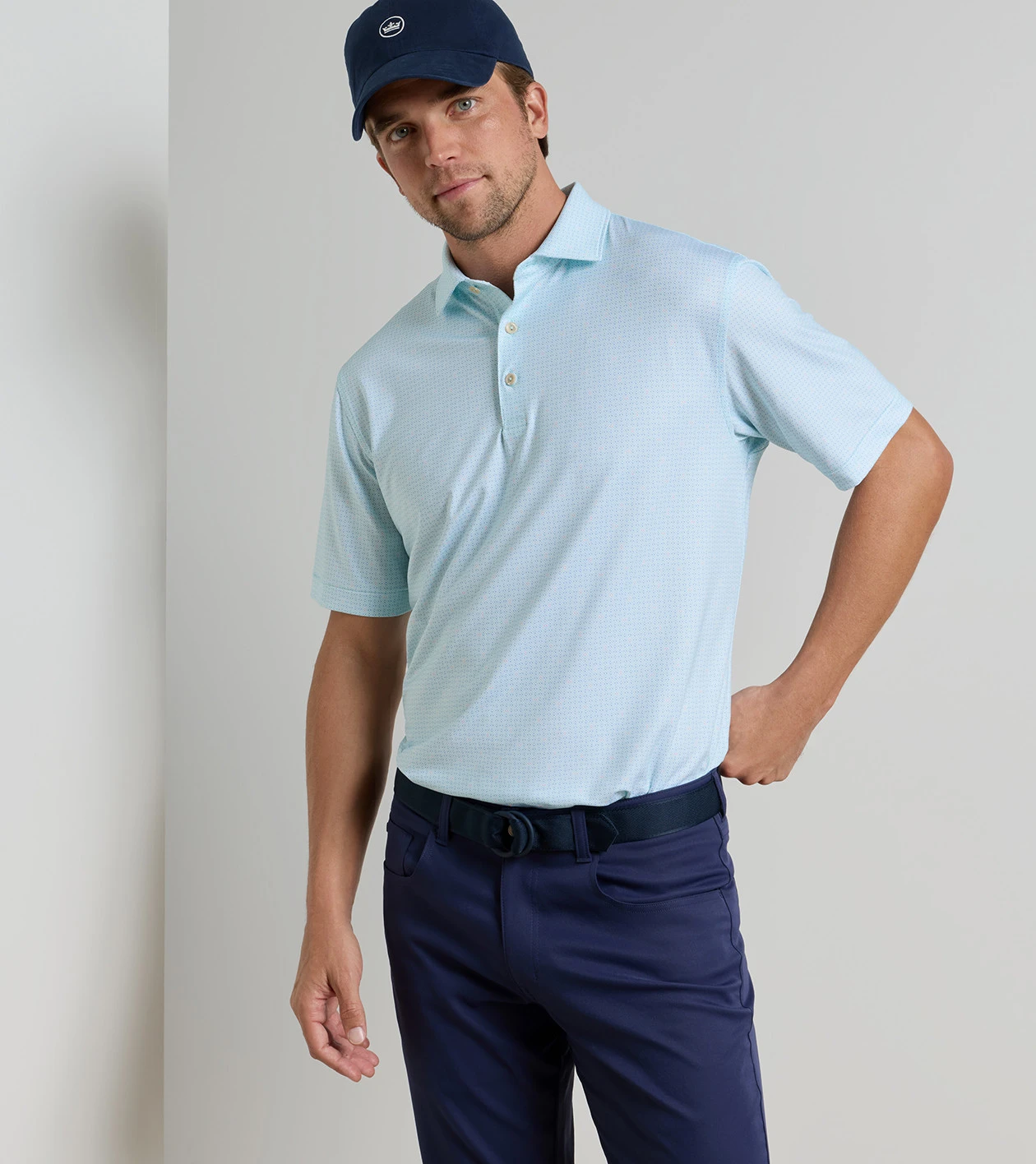 Ashgrove Performance Jersey Polo in Clearwater - Alternate Image 1