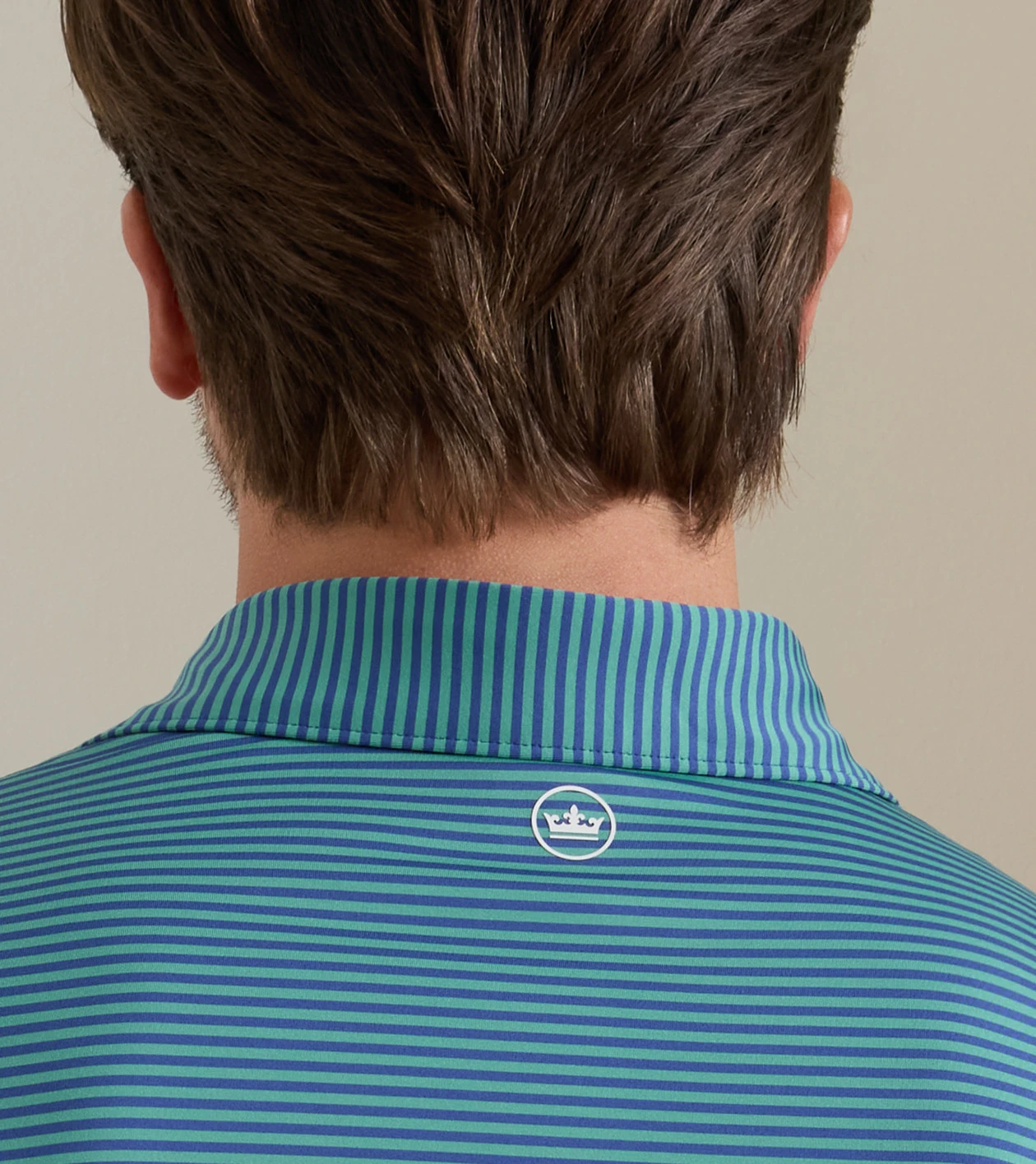 Hales Performance Jersey Polo in Sport Navy - Alternate Image 3