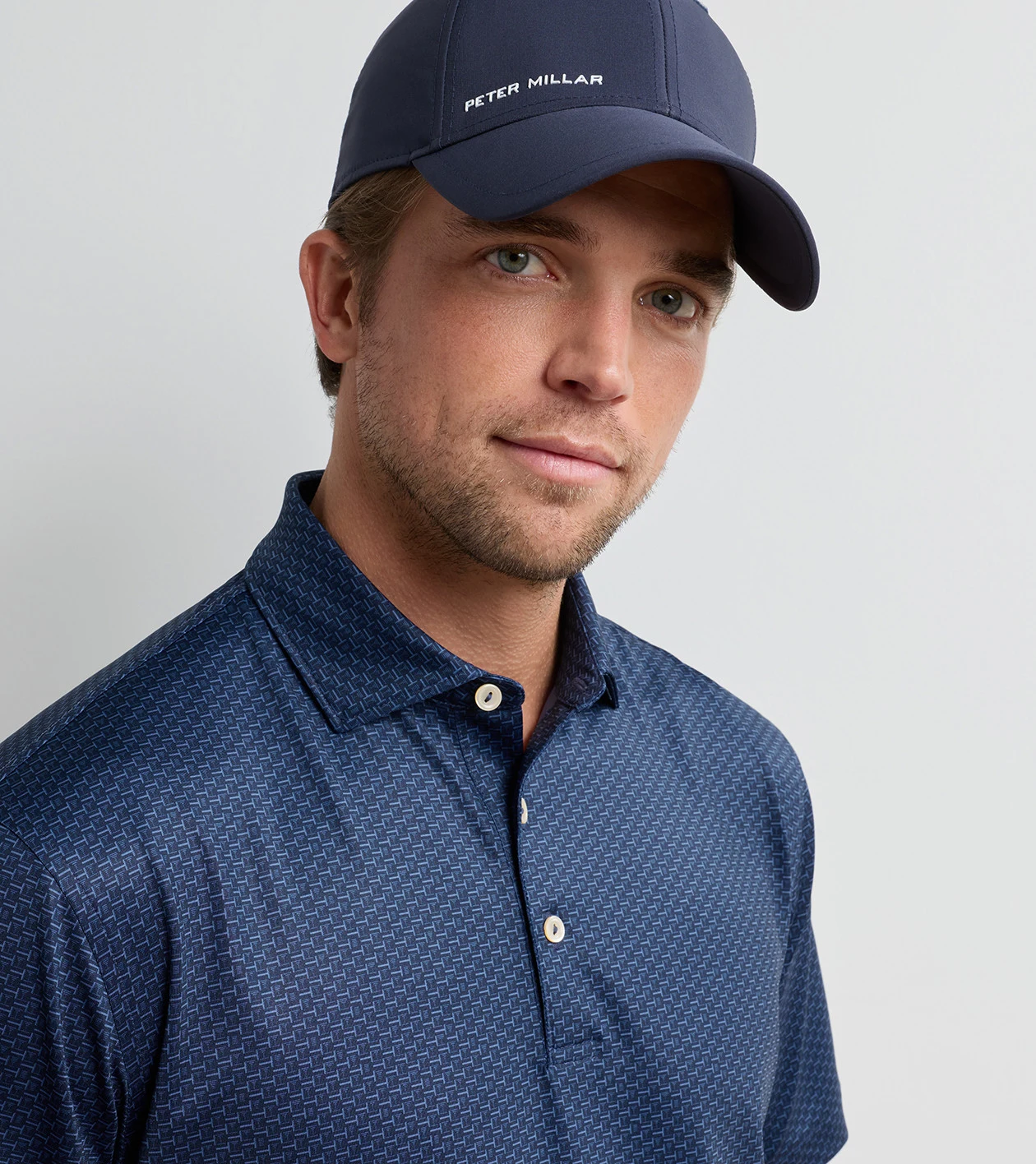 Bunker Bar Performance Jersey Polo in Navy - Alternate Image 4