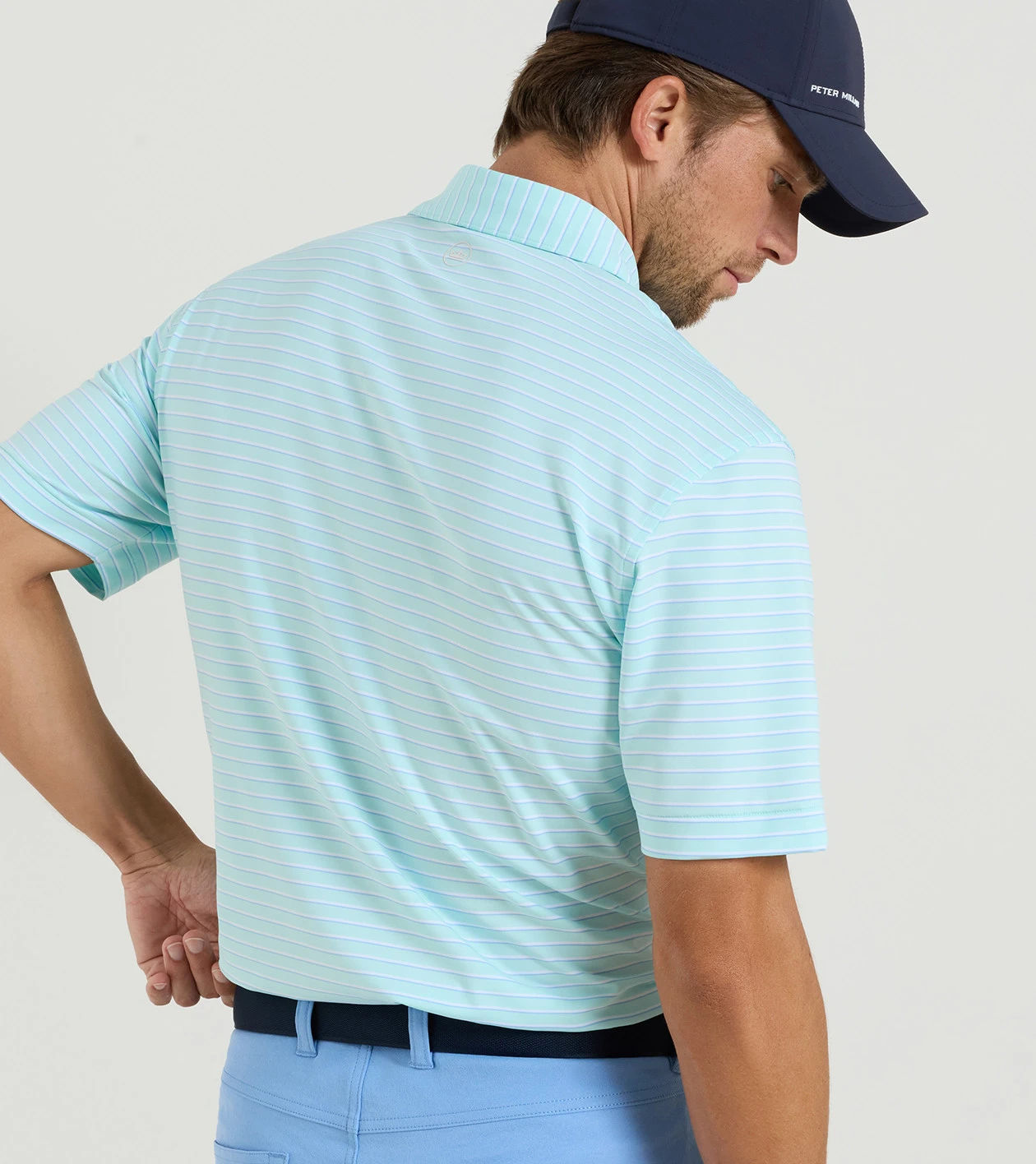Dunnes Performance Jersey Polo in Clearwater - Alternate Image 2