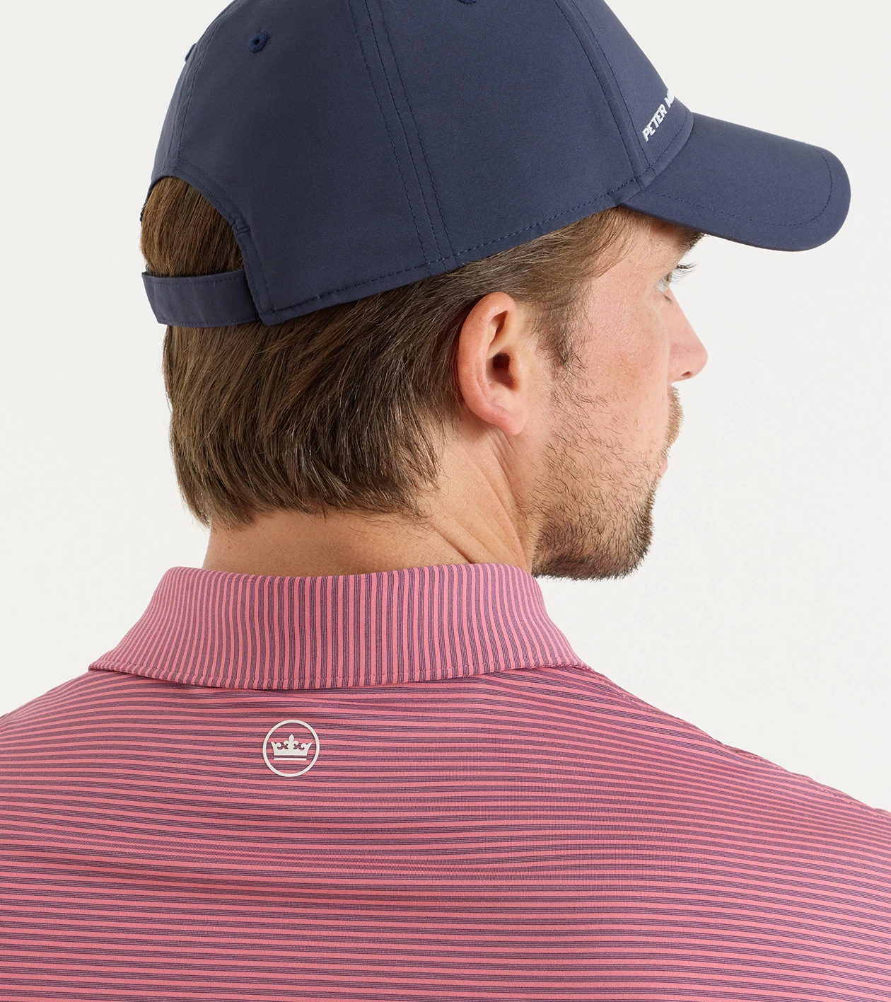 Bolt Performance Jersey Polo in Chili Red - Alternate Image 3