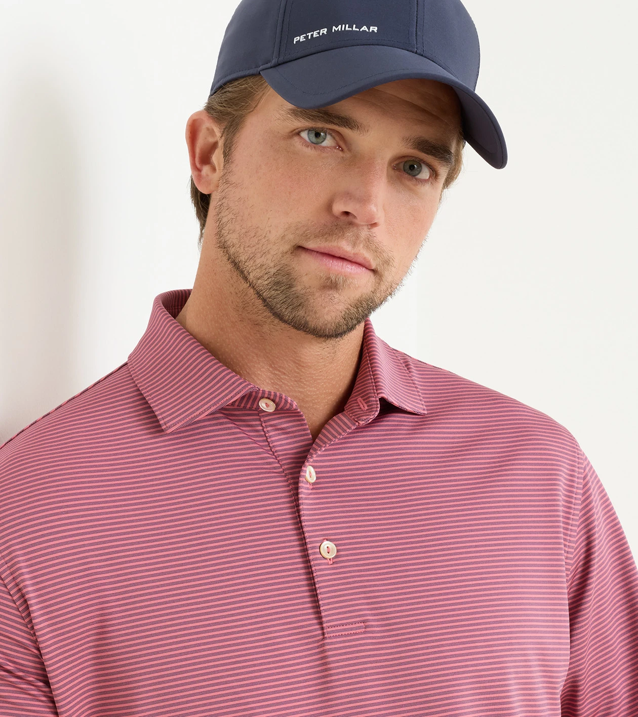 Bolt Performance Jersey Polo in Chili Red - Alternate Image 4