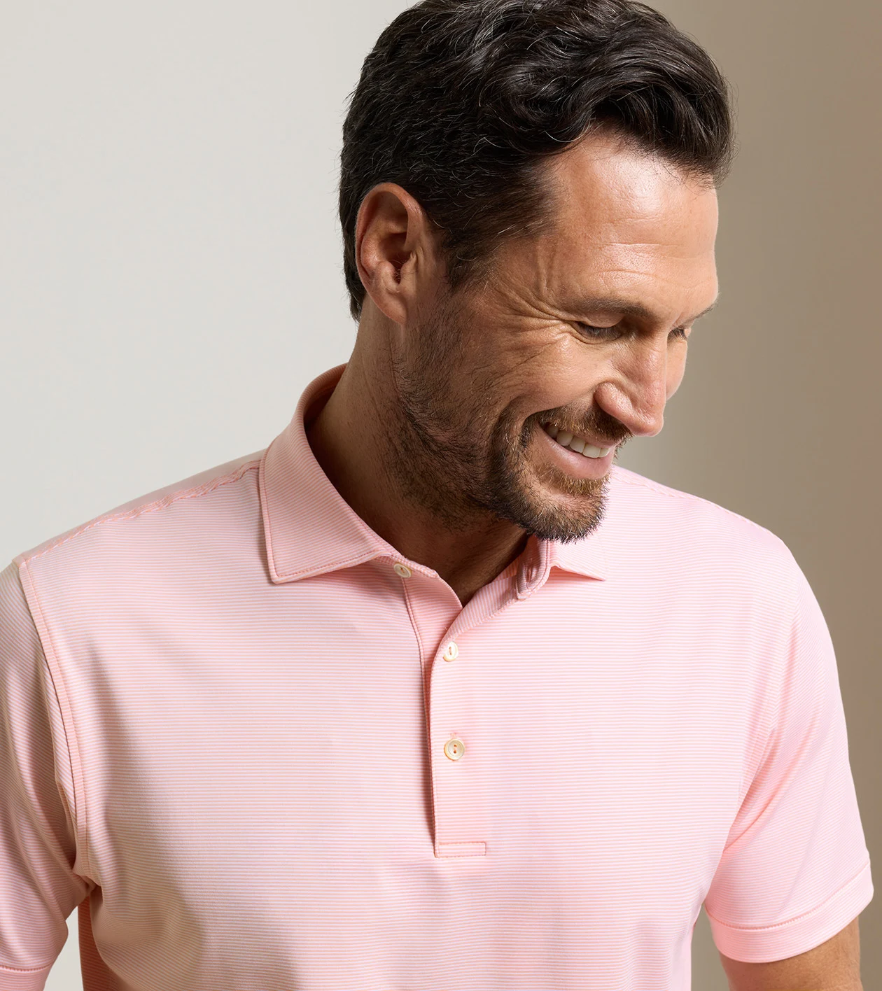 Jubilee Performance Jersey Polo in SUMMER APRICOT - Alternate Image 4