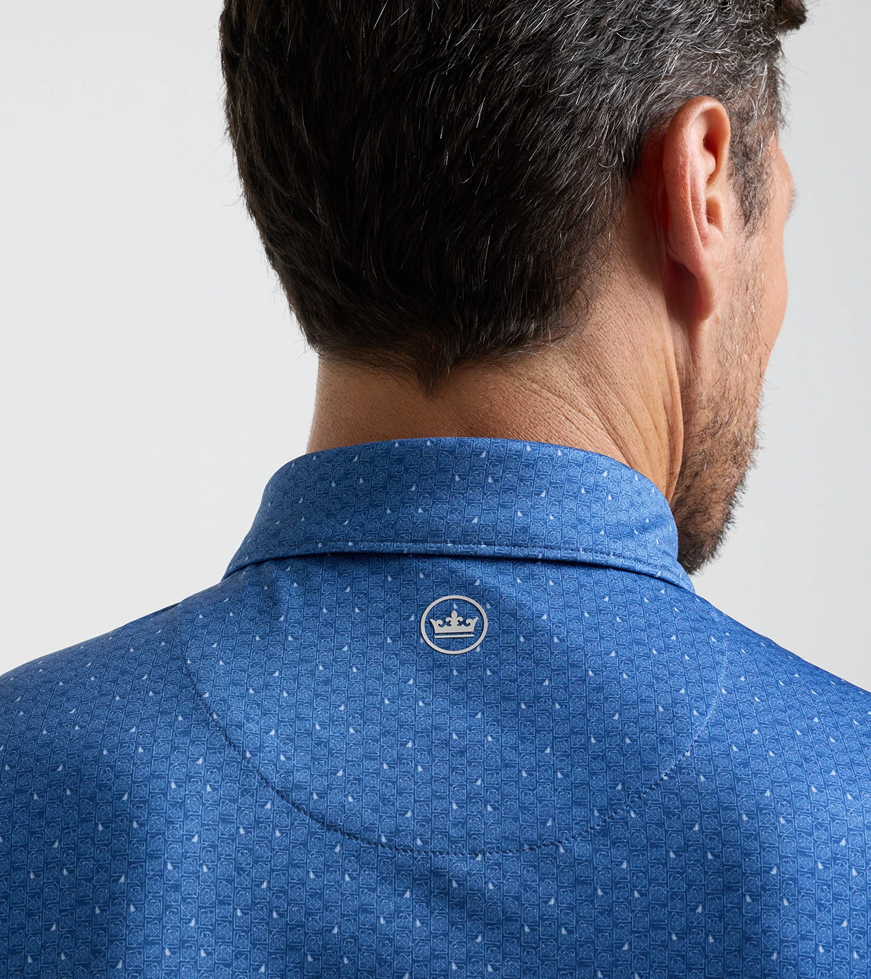 Negroni Performance Jersey Polo in Windsor Blue - Alternate Image 3
