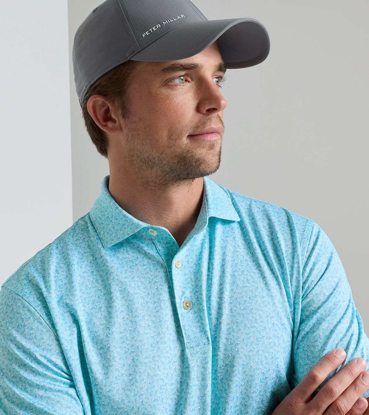 Jellyfish Performance Jersey Polo in Clearwater - Alternate Image 4