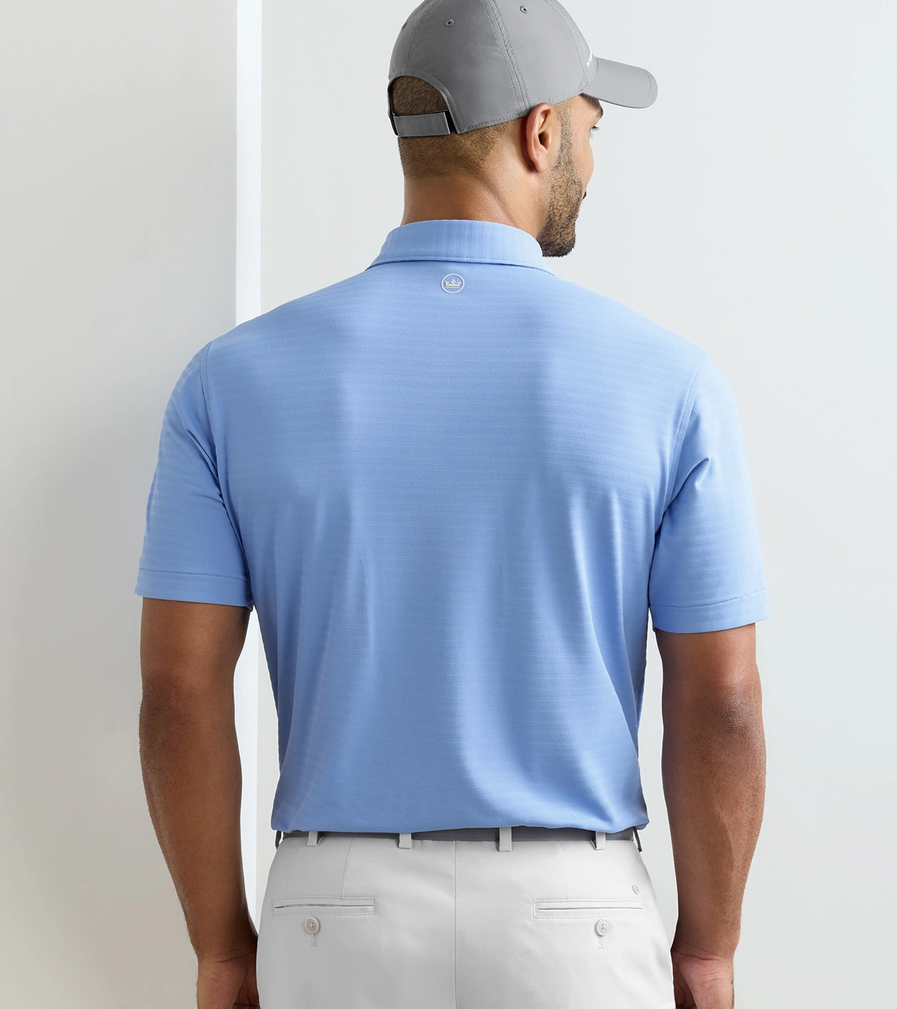Clark Performance Jersey Polo in BLUEBIRD - Alternate Image 2