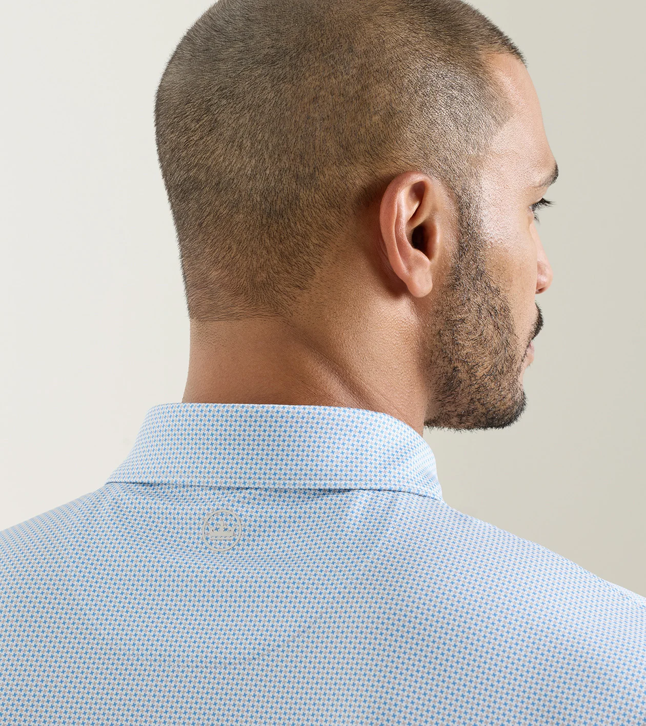 Phoenix Performance Jersey Polo in WHITE / BLUEBIRD - Alternate Image 3