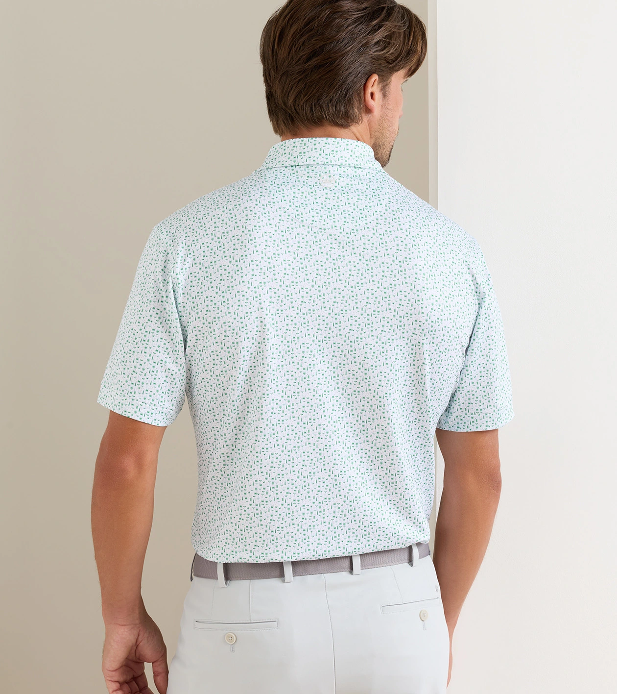 Cheers Performance Jersey Polo in White - Alternate Image 2
