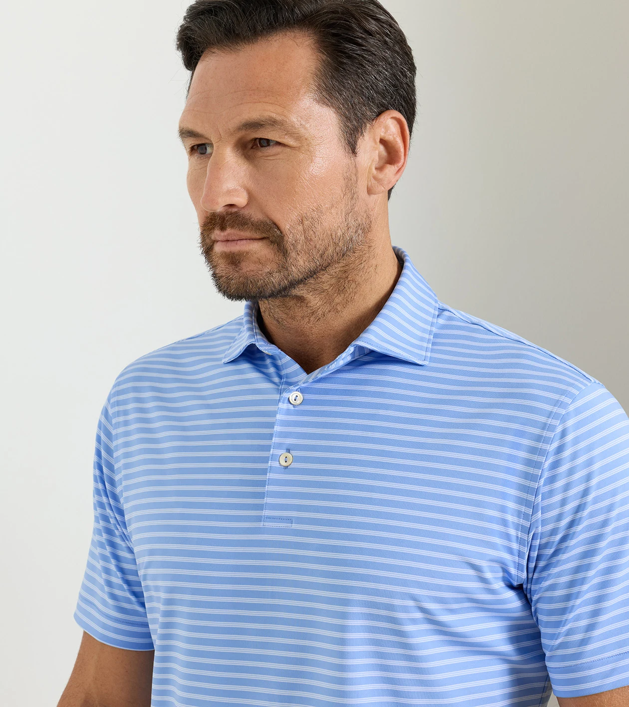 Ashford Performance Jersey Polo in BLUEBIRD - Alternate Image 4