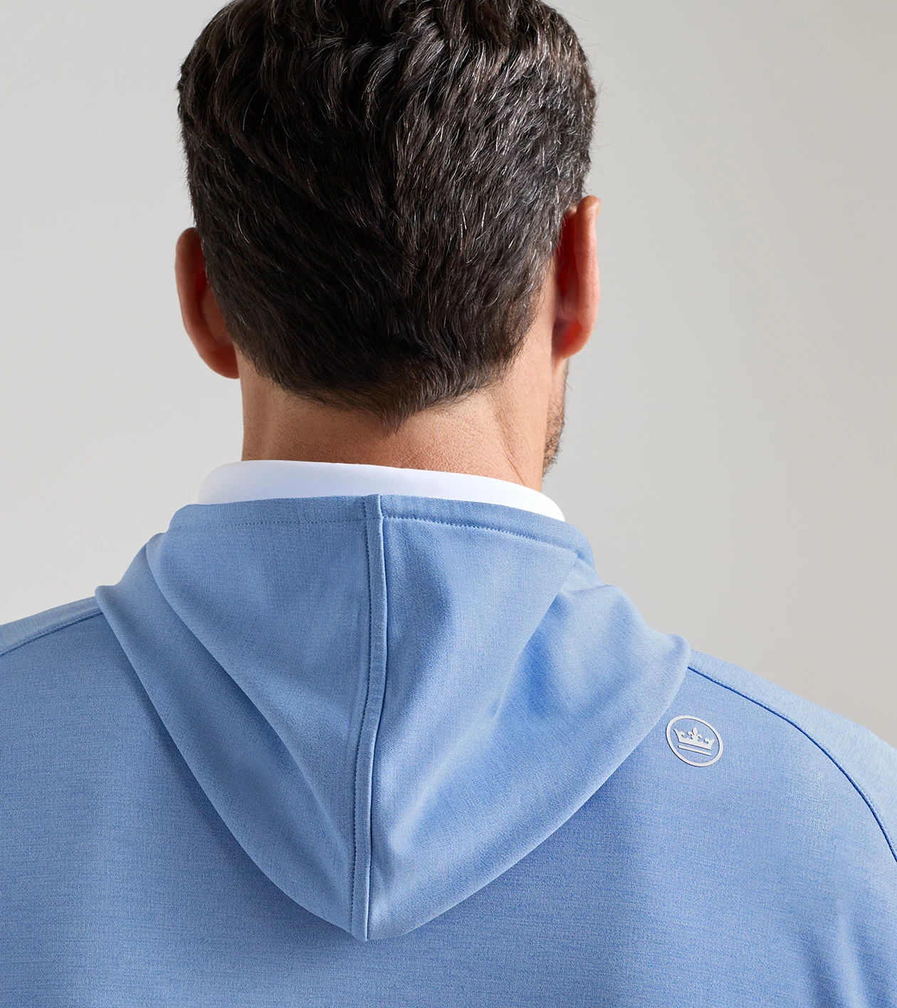 Pine Performance Hoodie in BLUEBIRD - Alternate Image 3