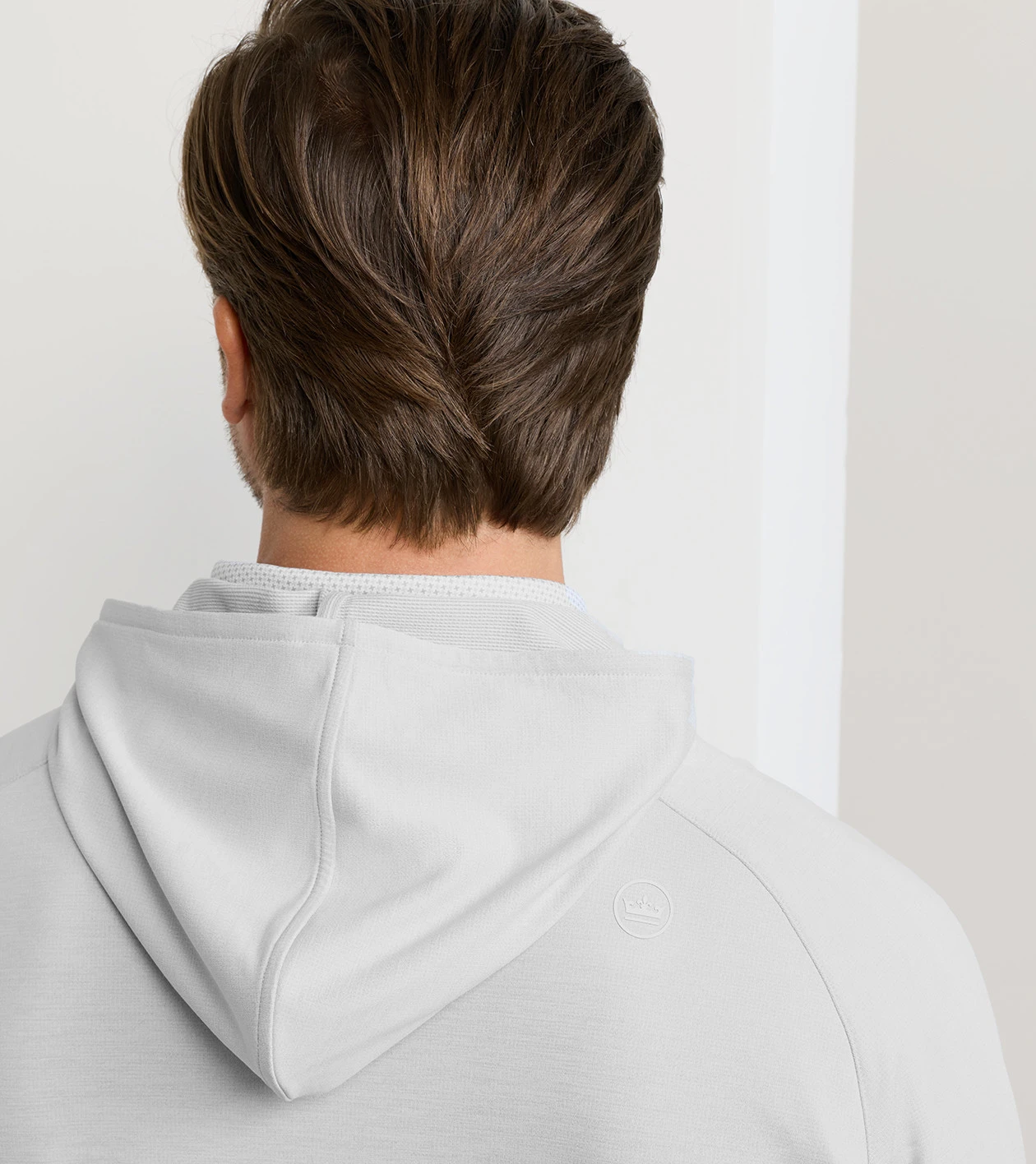 Pine Performance Hoodie in British Grey - Alternate Image 3