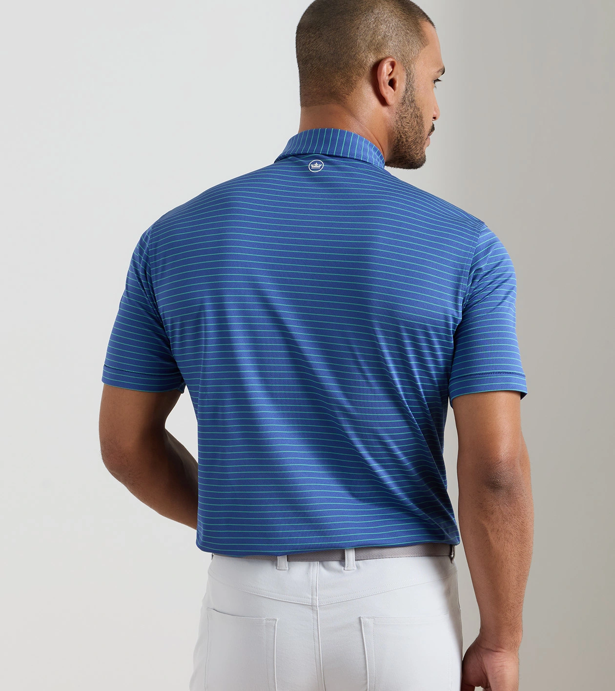 Winston Performance Mesh Polo in Sport Navy - Alternate Image 2