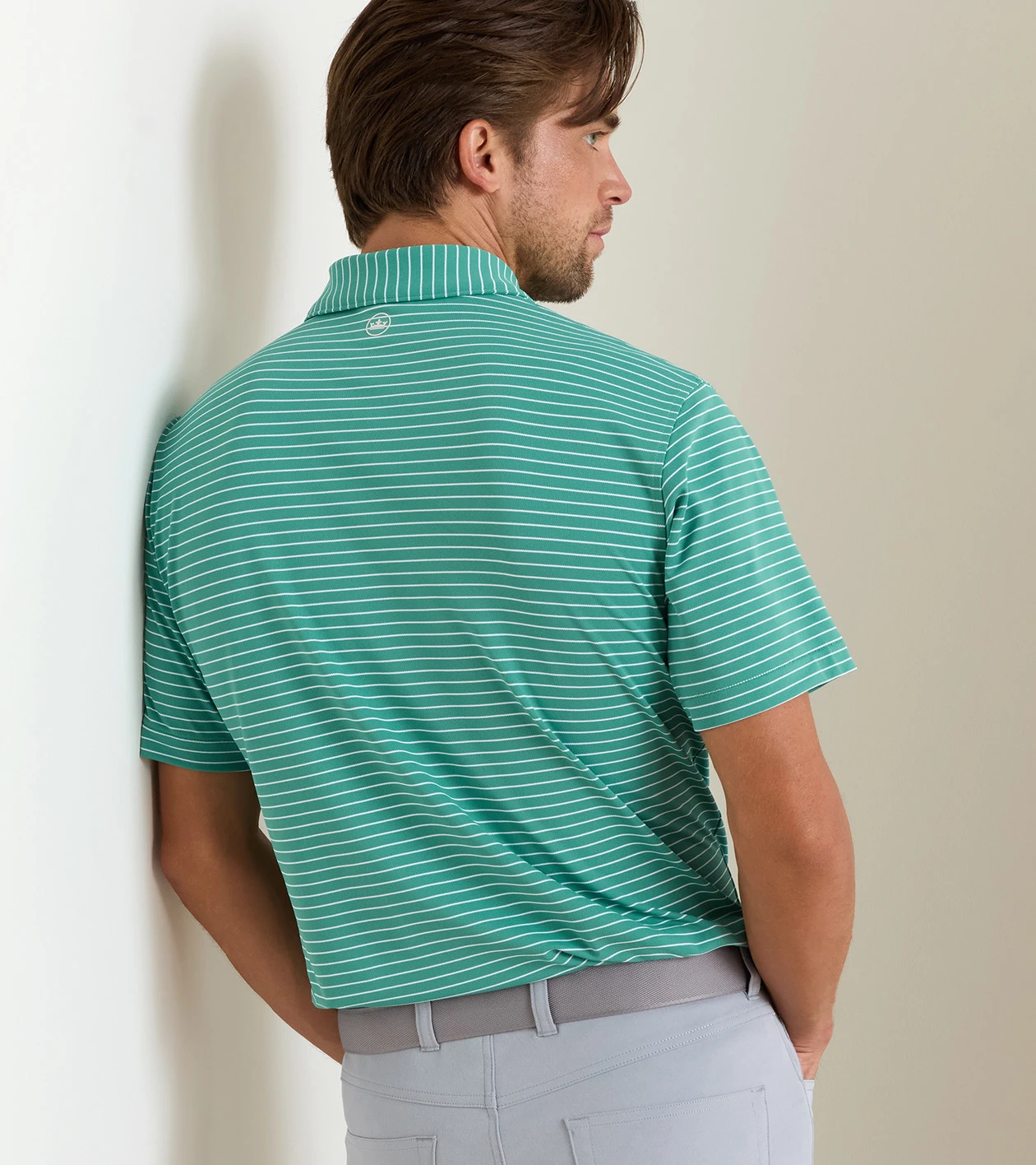 Winston Performance Mesh Polo in SNOW PEA - Alternate Image 2