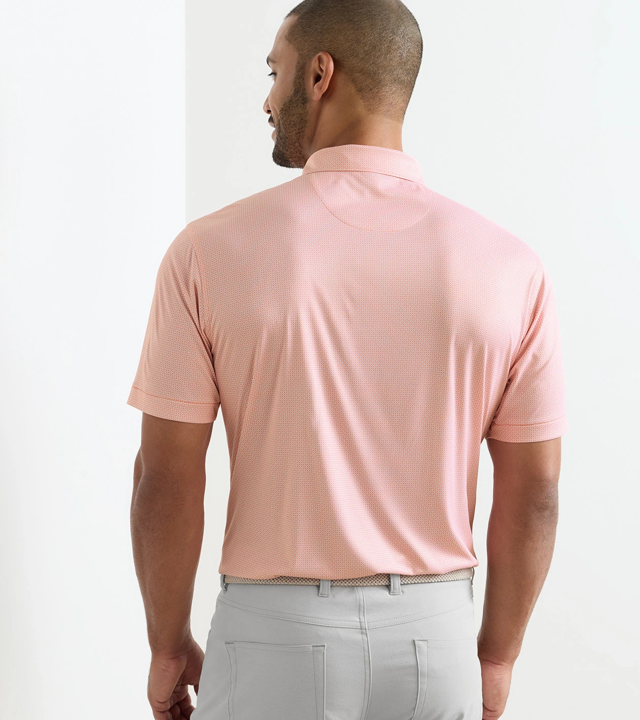 Featherweight Parke Performance Polo in VENETIAN PINK - Alternate Image 2