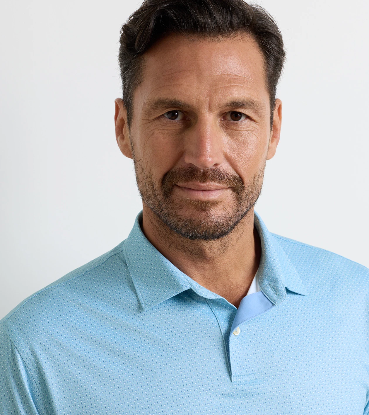 Featherweight Martinis Performance Polo in SEAFLOWER - Alternate Image 3