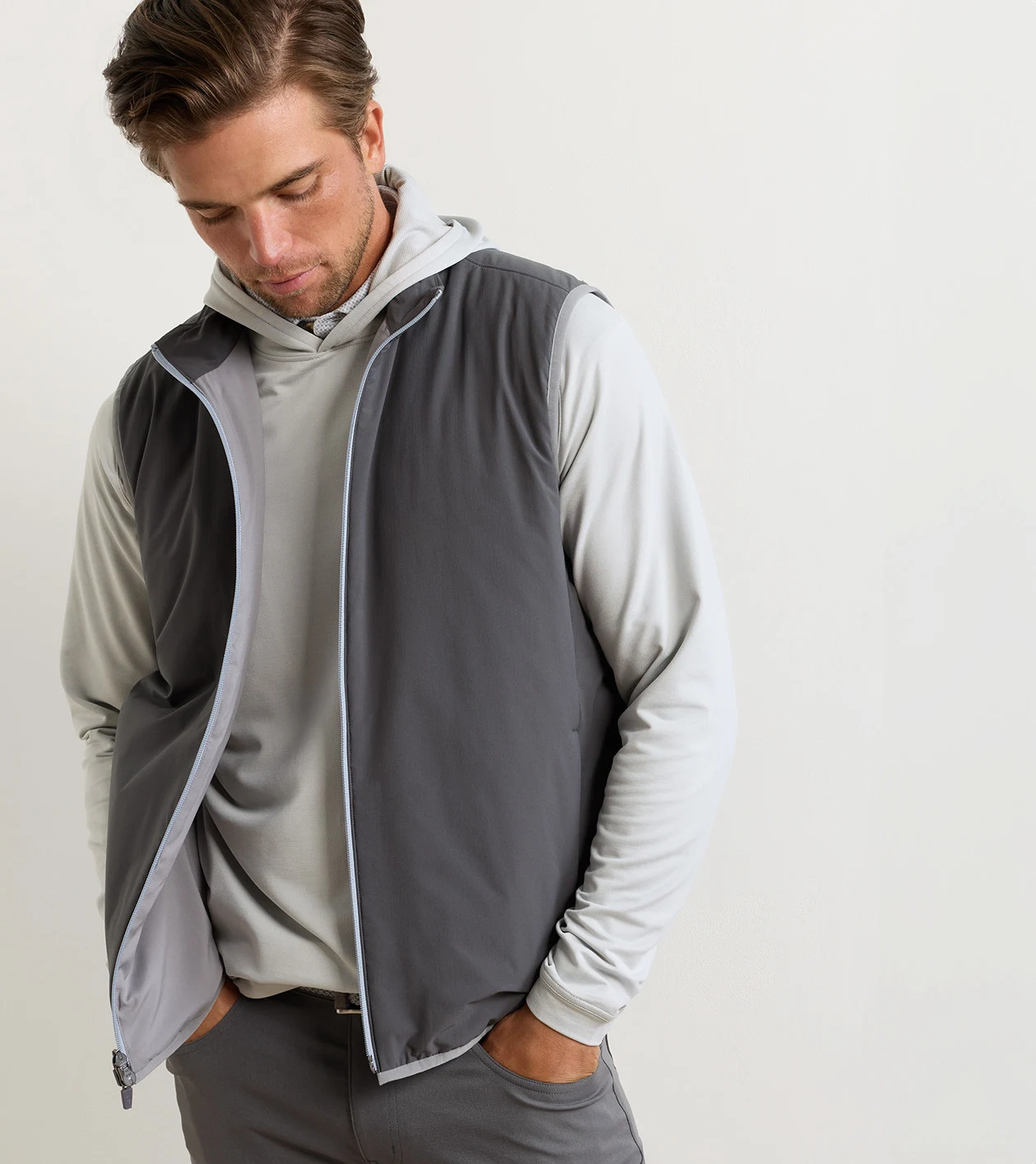 Ridge Vest in IRIDIUM - Alternate Image 1