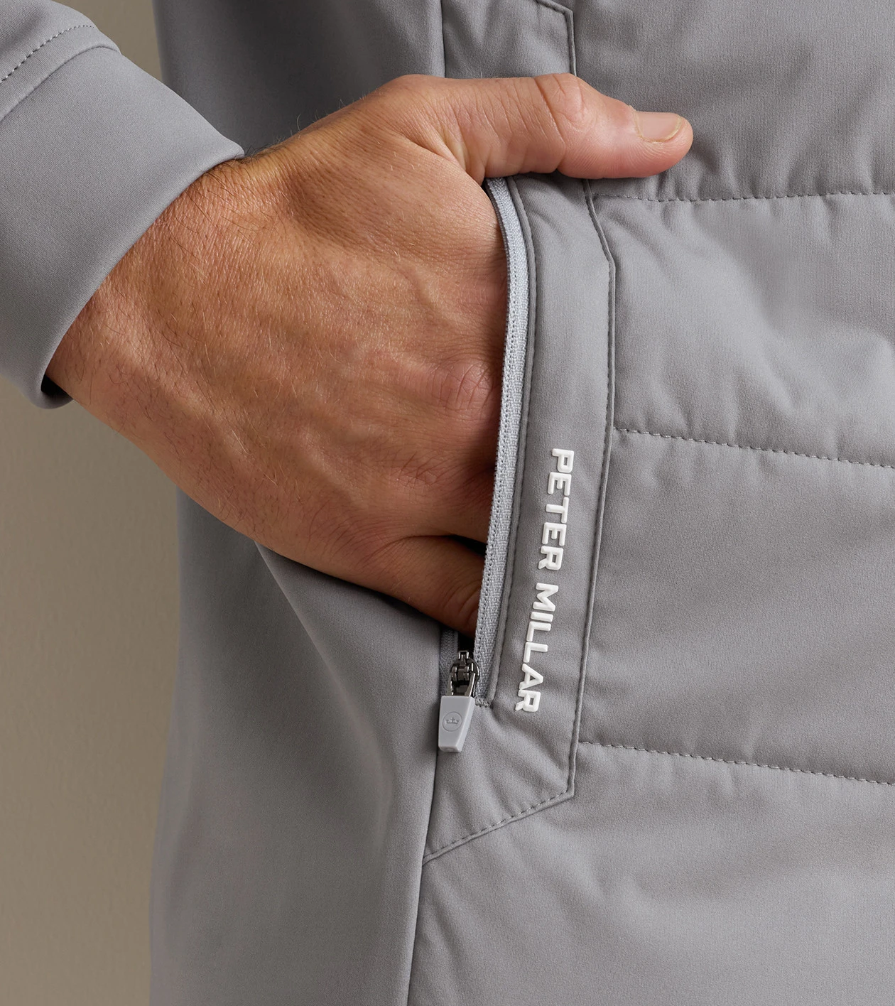 Merge Hybrid Jacket in OSLO GREY - Alternate Image 3