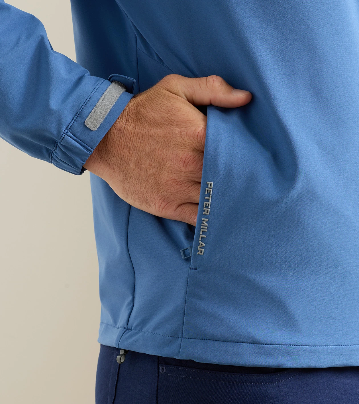 Dunes Half-Zip in Windsor Blue - Alternate Image 3