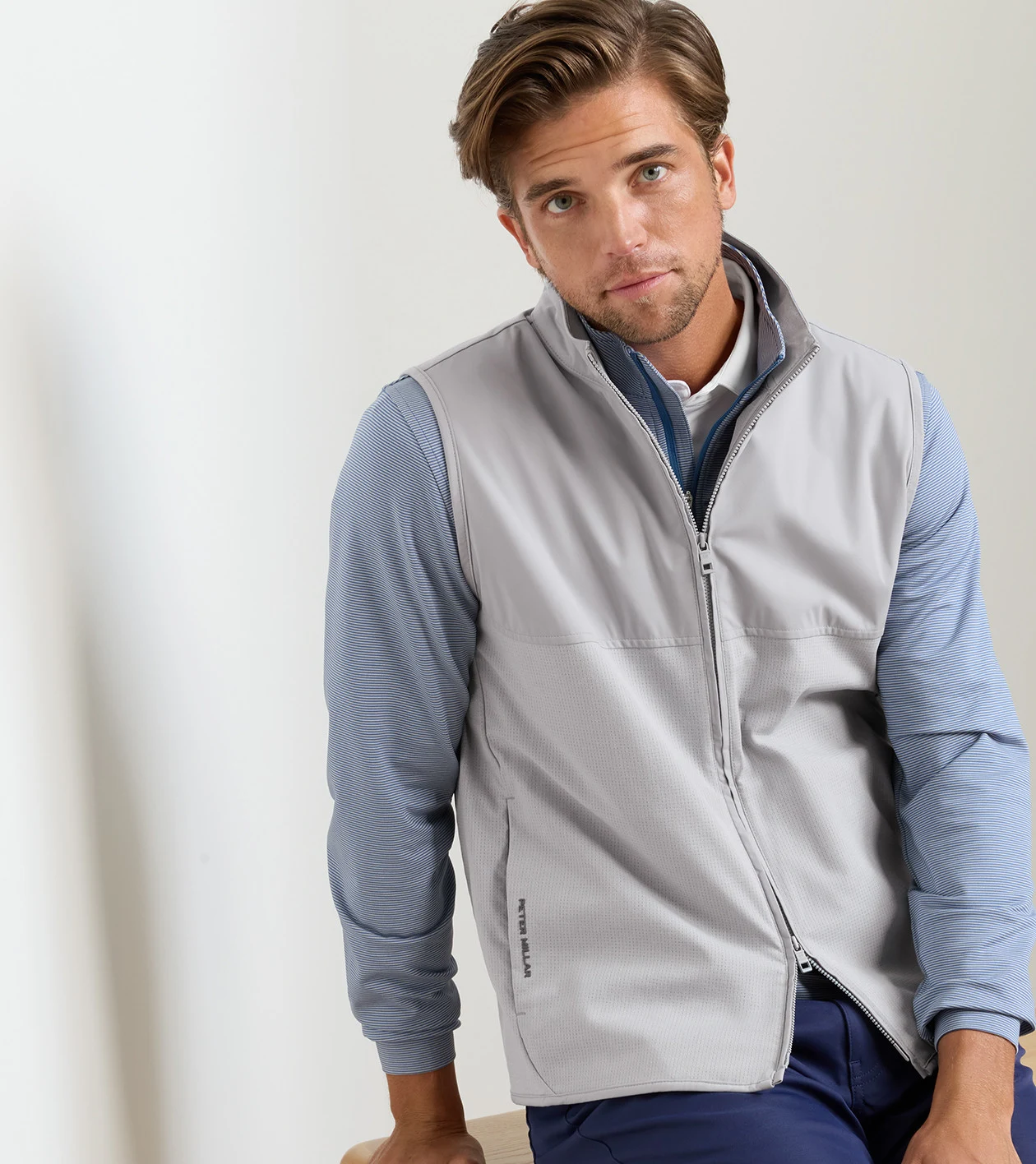 Flow Vest in Gale Grey - Alternate Image 1